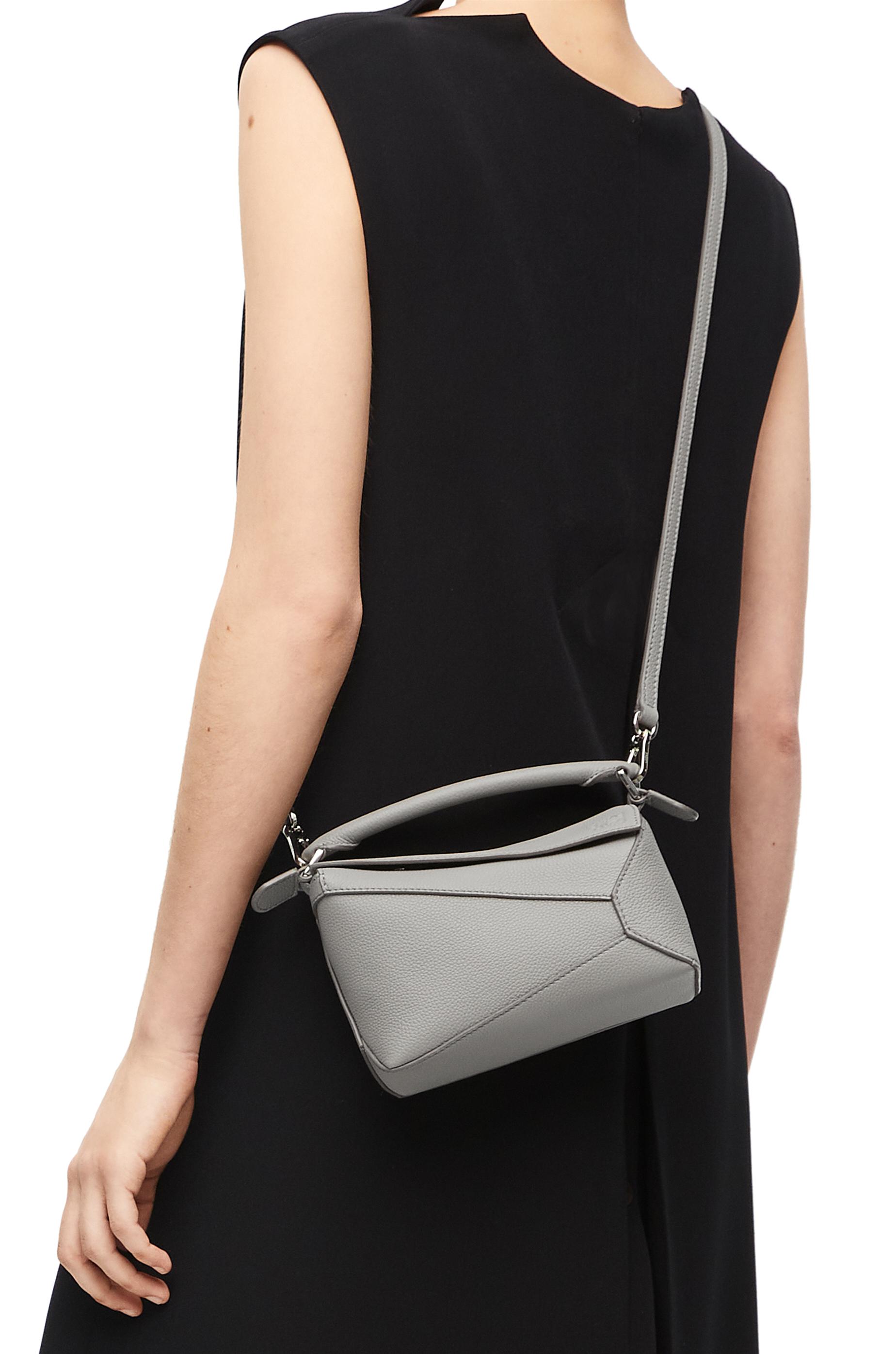 Loewe Luxury Puzzle Bag In Soft Grained Calfskin in Black for Men