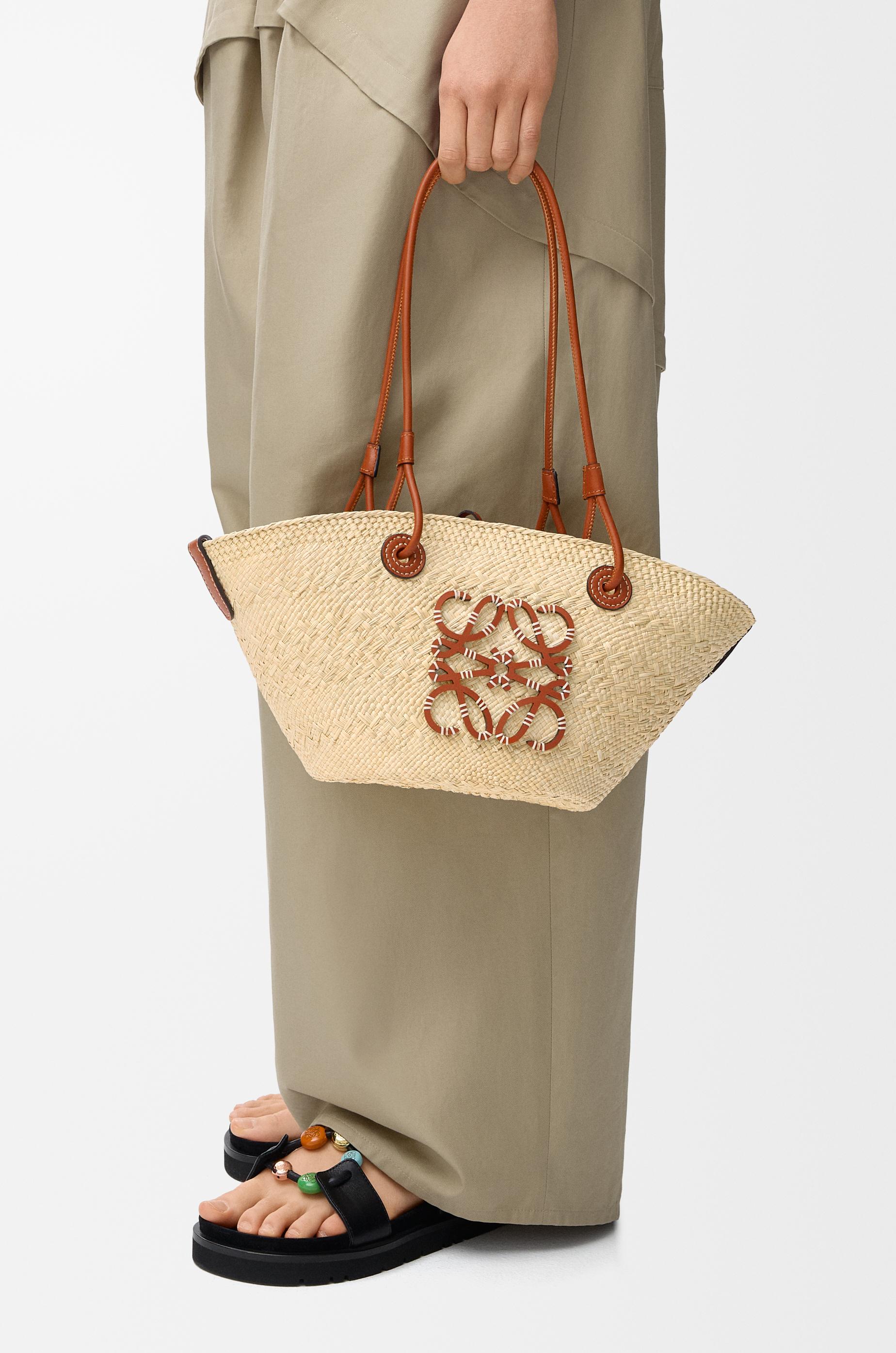 Loewe Small Anagram Basket Bag in Natural | Lyst
