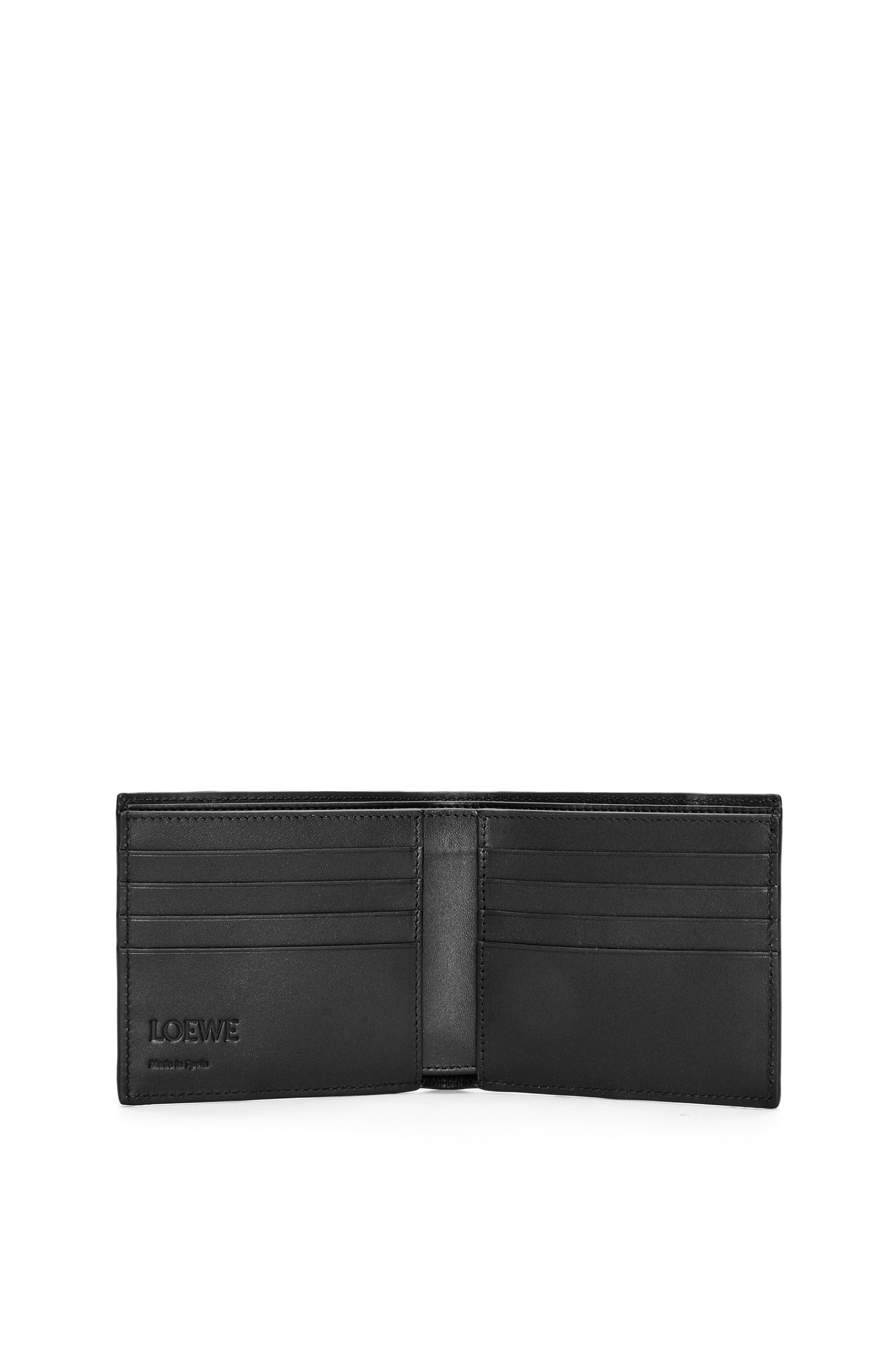 Loewe Puzzle Bifold Wallet In Classic Calfskin in Black for Men | Lyst