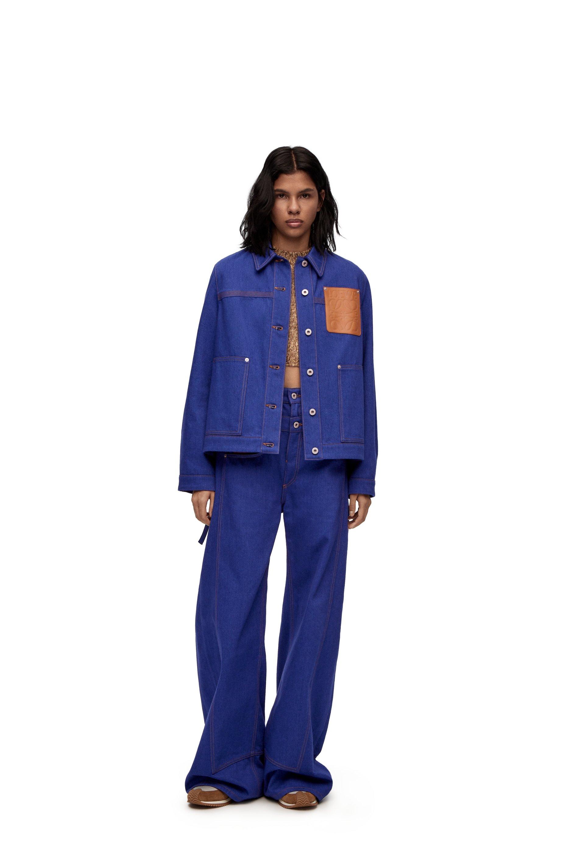 Loewe Workwear Jacket In Denim in Blue | Lyst