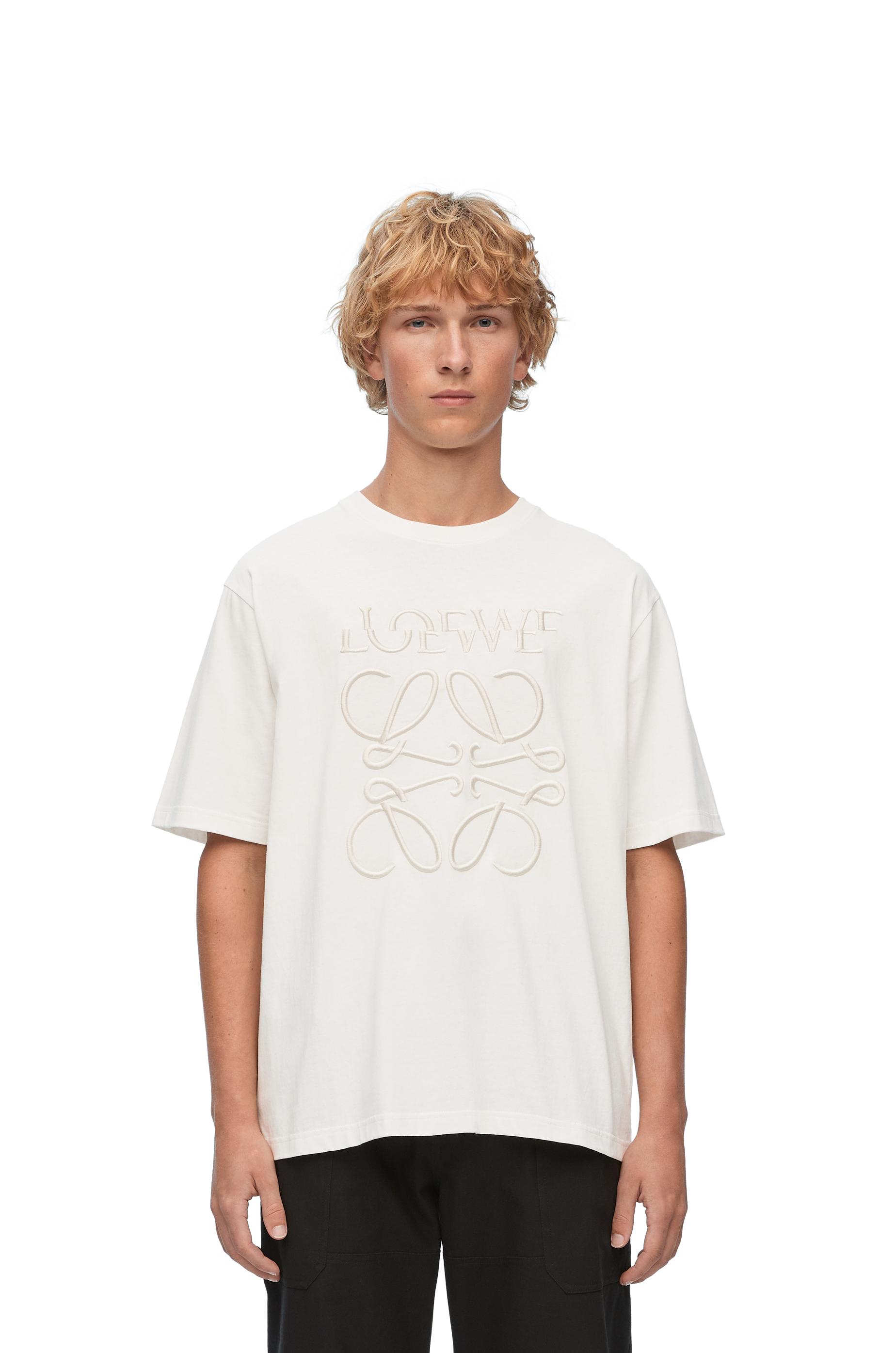 Loewe Loose Fit T shirt In Cotton in White for Men Lyst UK