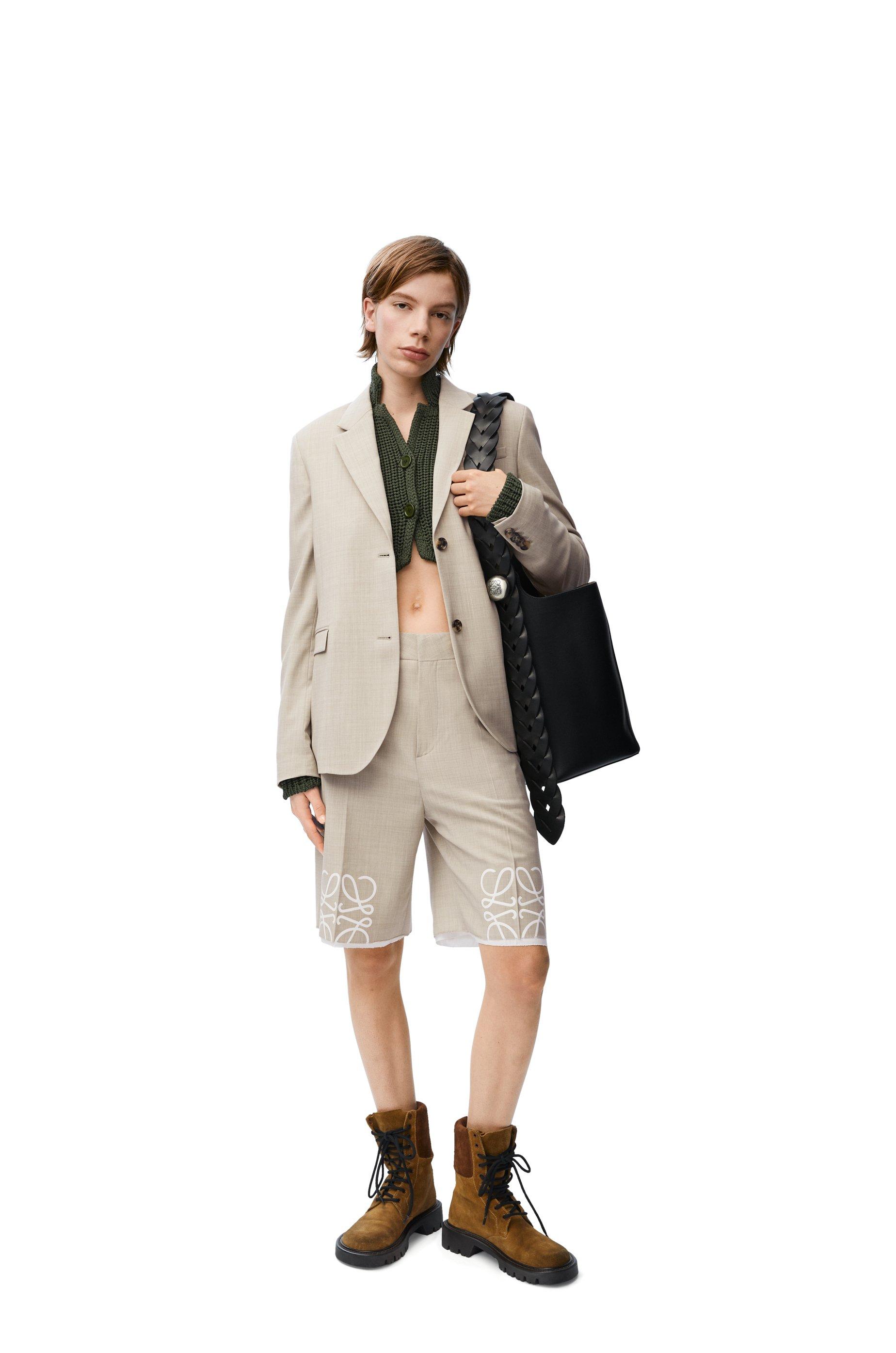 LOEWE|SHORTS (Anagram shorts in wool and cashmere (S359 LOEWE|SHORTS (Anagram shorts in wool and cashmere (S359
