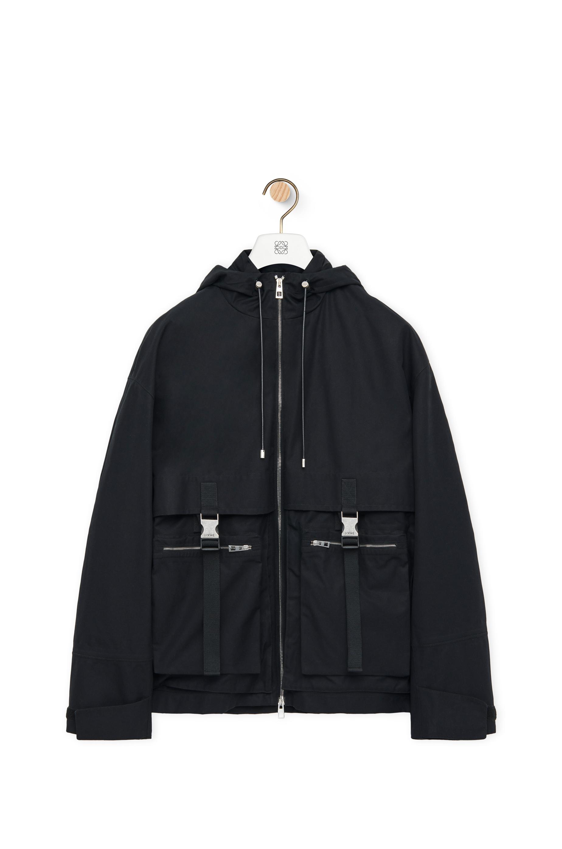 Loewe Parka In Cotton in Black for Men Lyst UK
