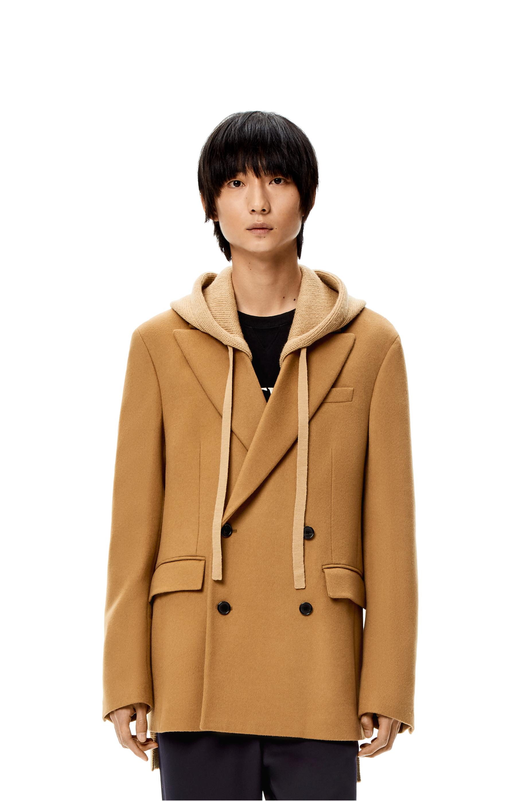 Loewe Men's Tailored Wool and Cashmere Coat