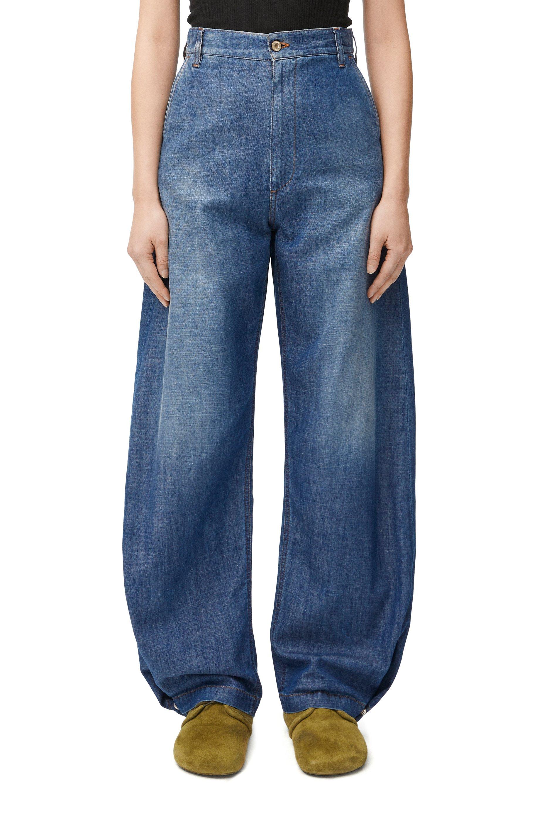 Loewe Balloon Trousers In Denim in Blue | Lyst