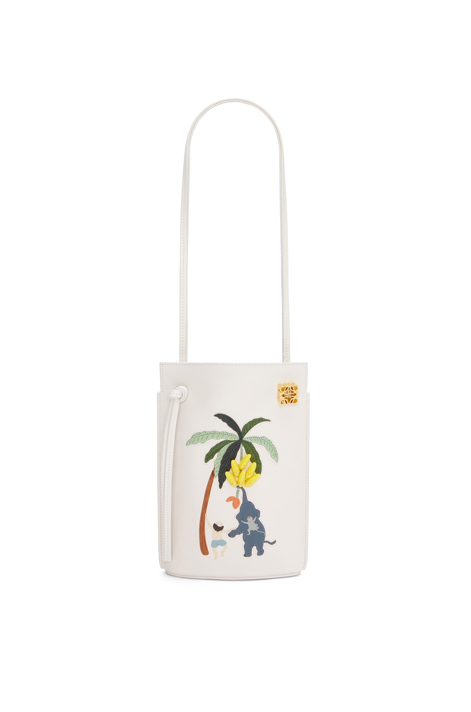 LOEWE セール★ DICE POCKET★SOFT WHITE Loewe - Dice Pocket Soft White Leather Shoulder Bag