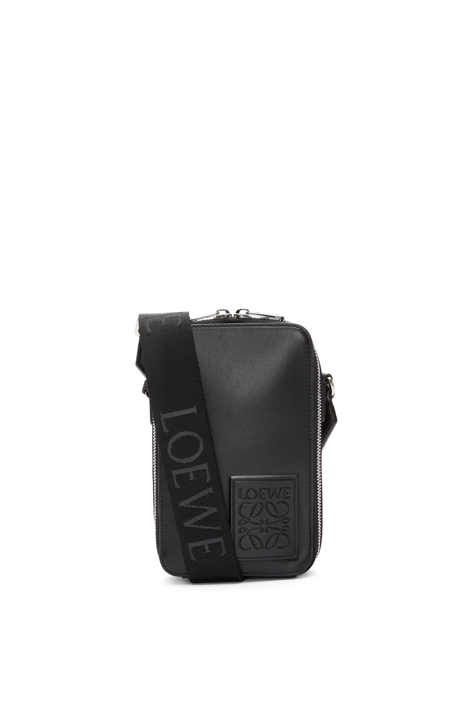 Loewe Luxury Vertical Crossbody Pocket In Satin Calfskin For in Black ...