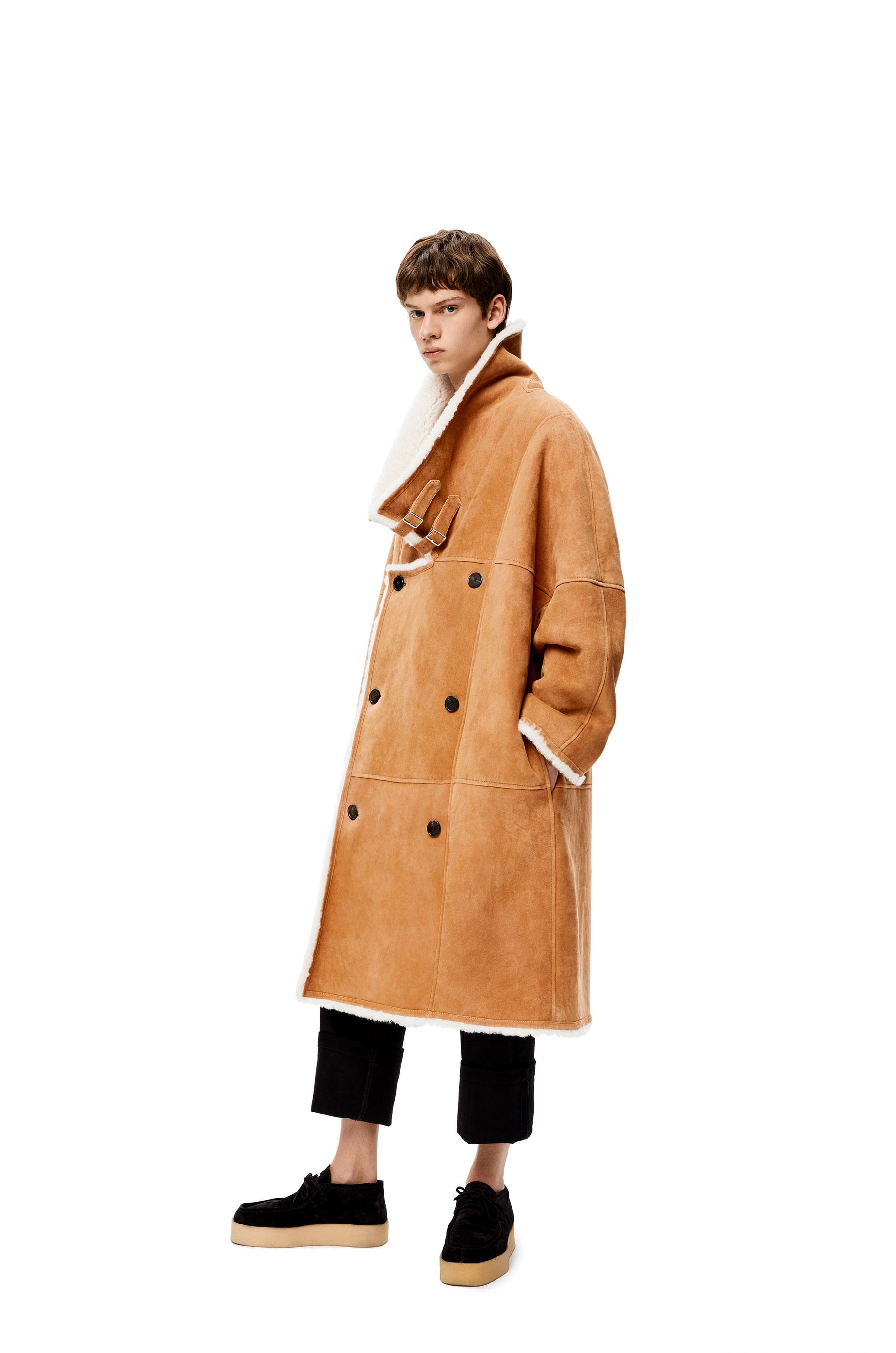 loewe shearling coat