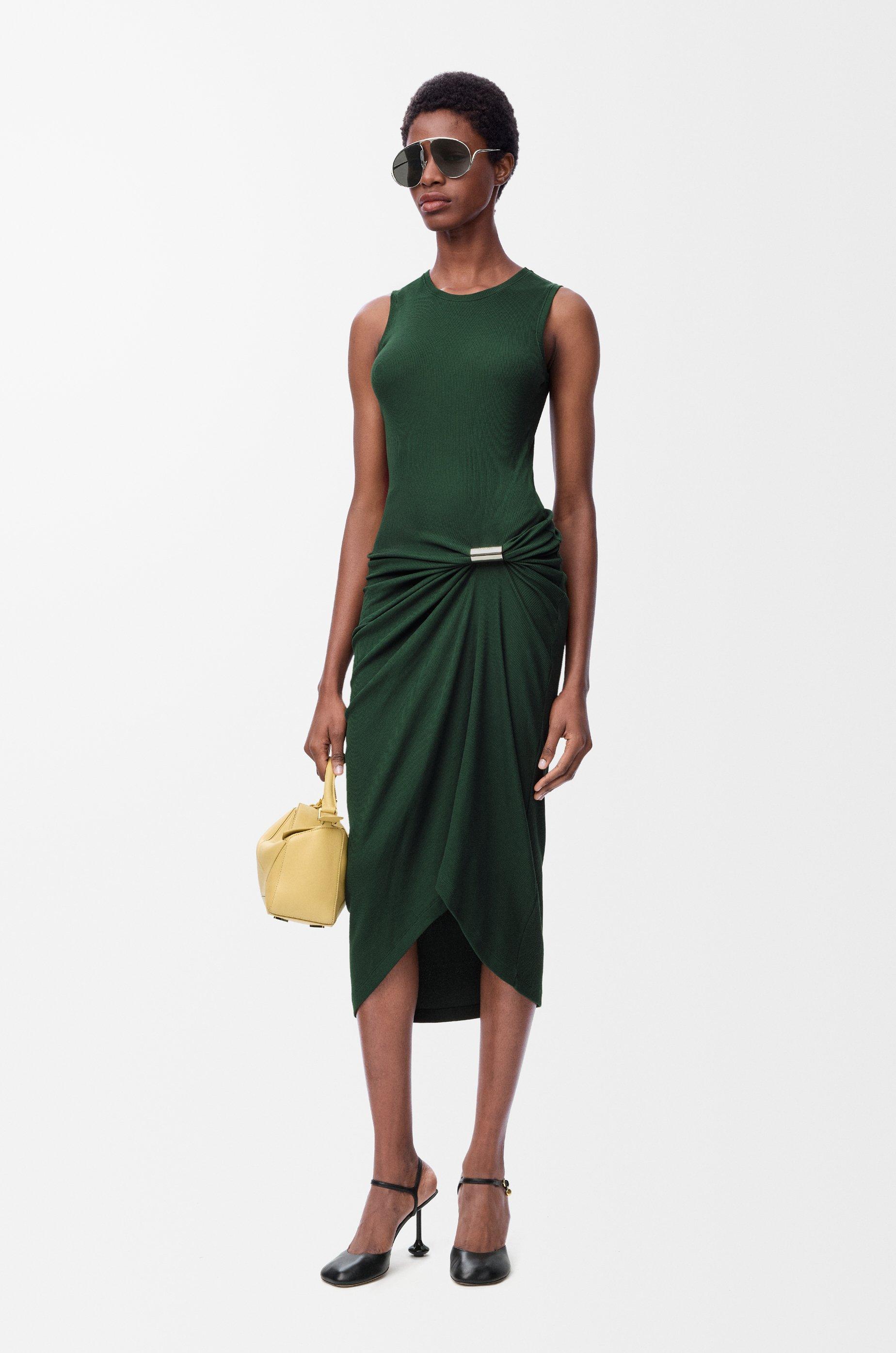 ワンピース LOEWE Fluo Green Leather Mini Dress Loewe Fluo Green Leather Mini Dress | eBay