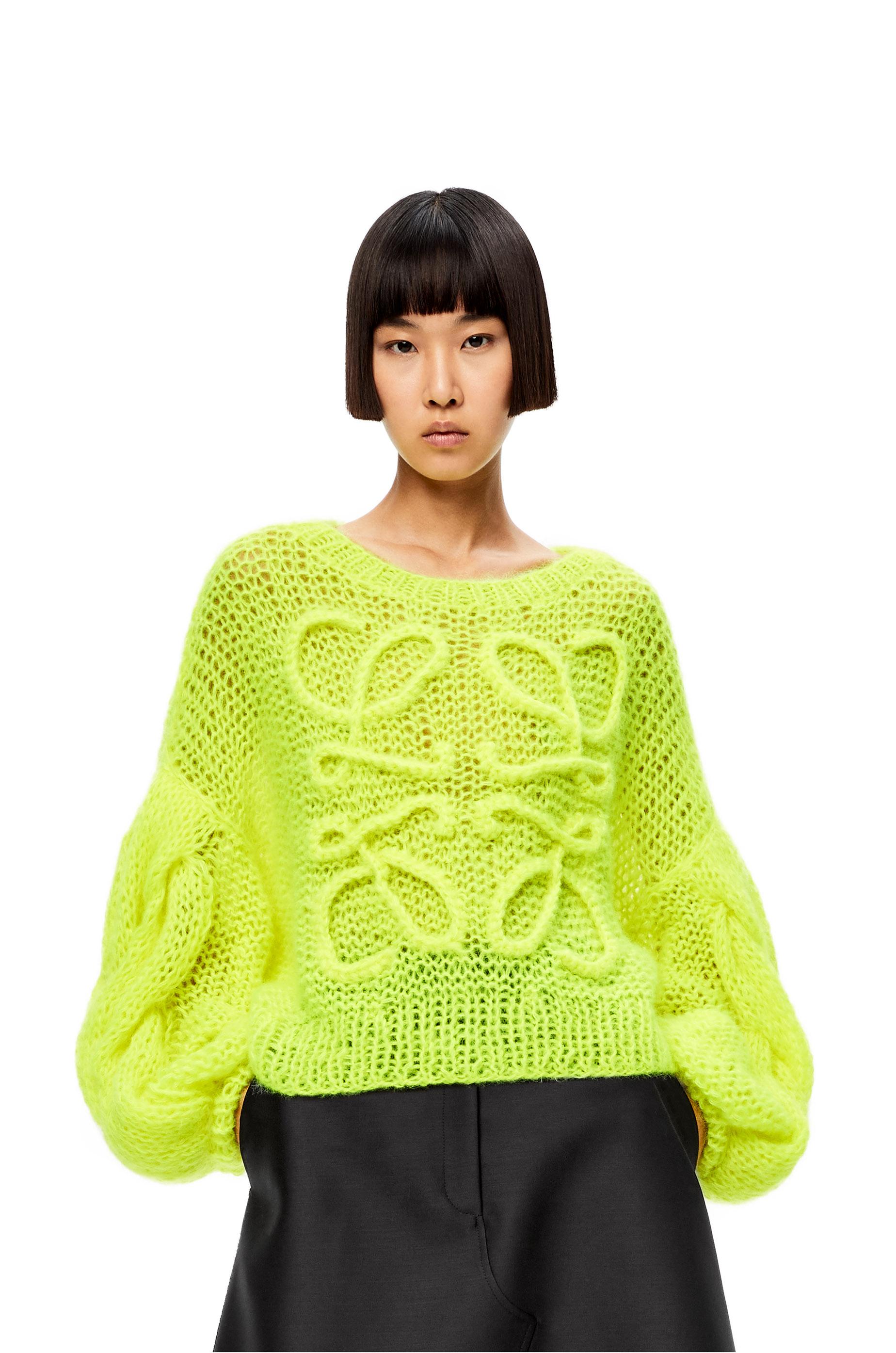 Mohair Sweater Loewe Jumper Womens Loewe Anagram Sweater In Mohair