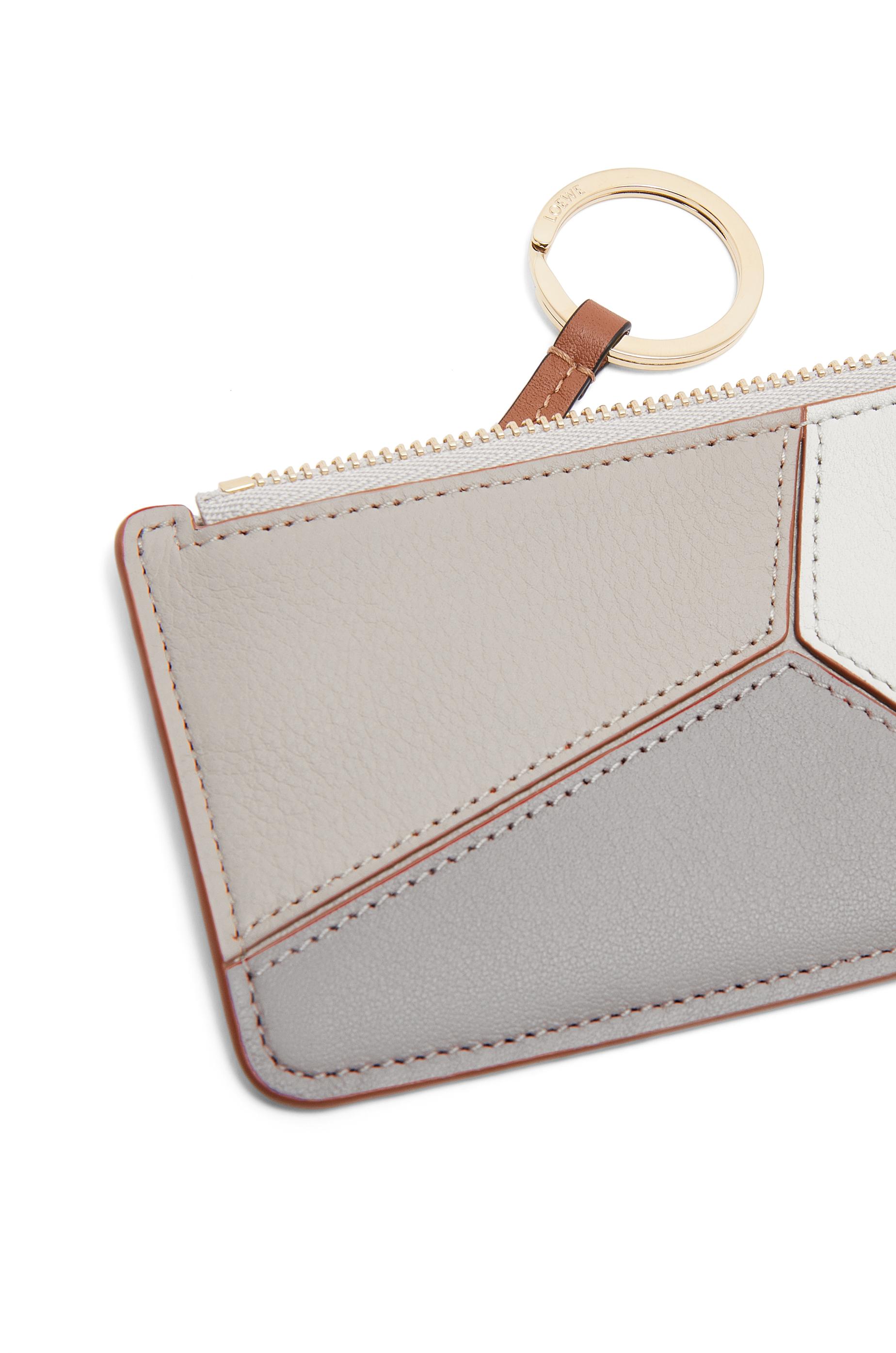 Loewe Puzzle Coin Cardholder In Classic Calfskin in White | Lyst