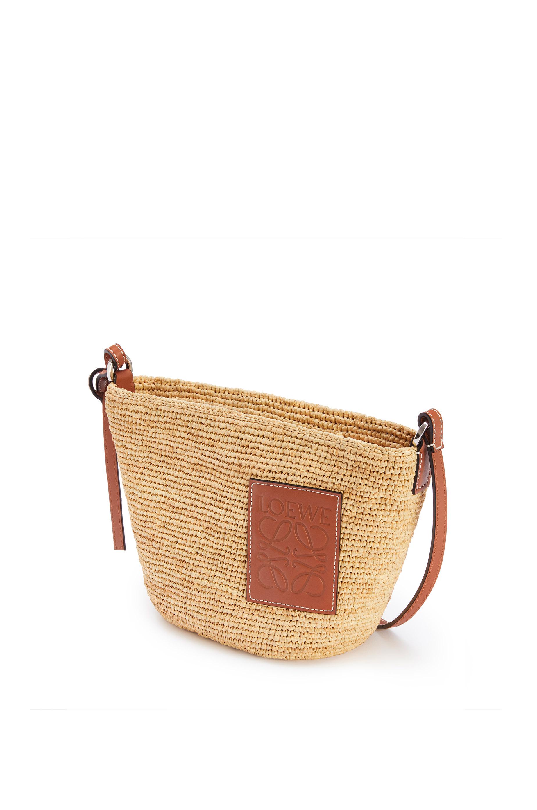 Loewe Raffia Pochette Bag - Neutrals Crossbody Bags, Handbags - LOW47061