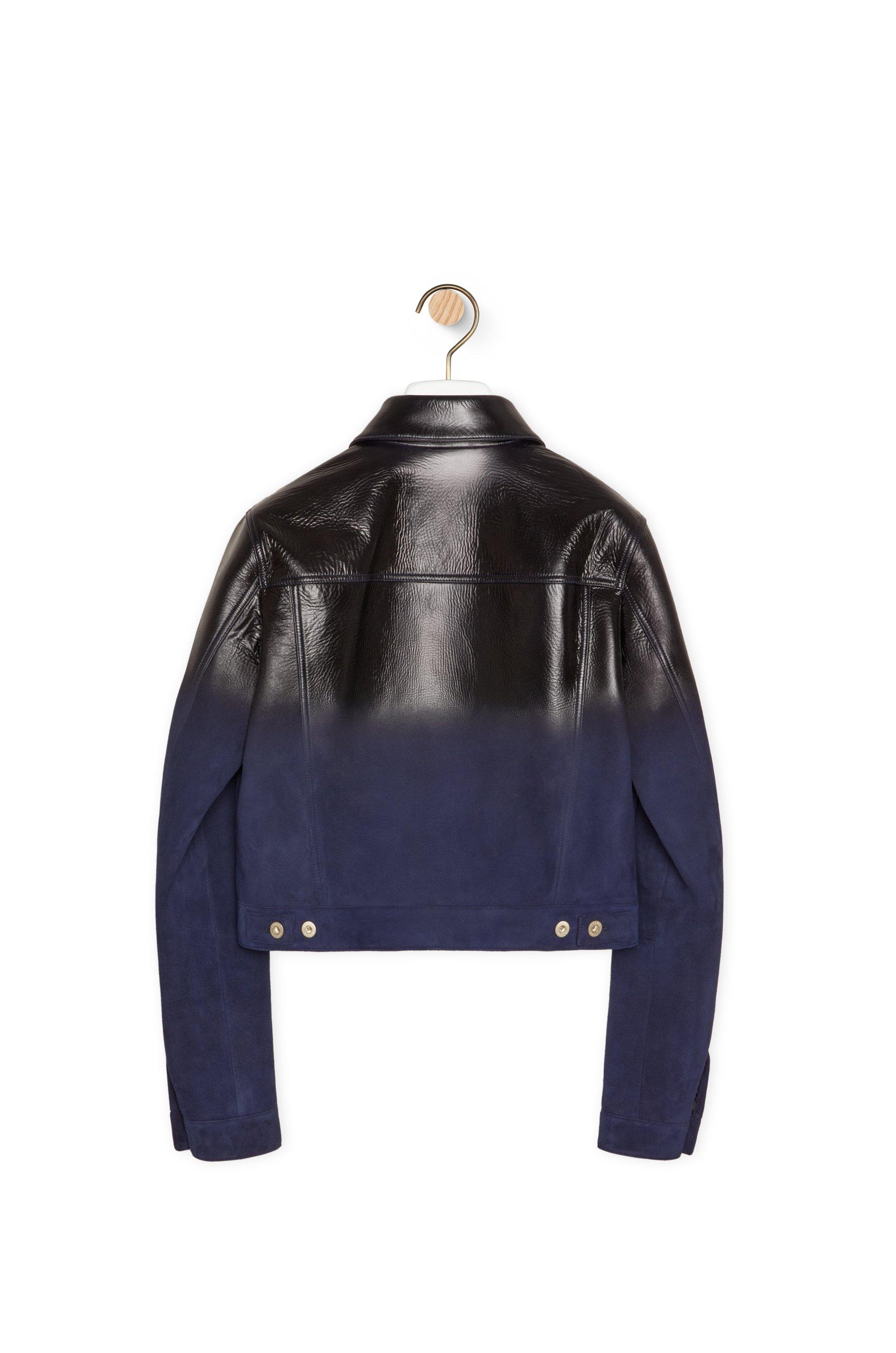Loewe Trucker Jacket In Nappa Lambskin in Blue for Men | Lyst