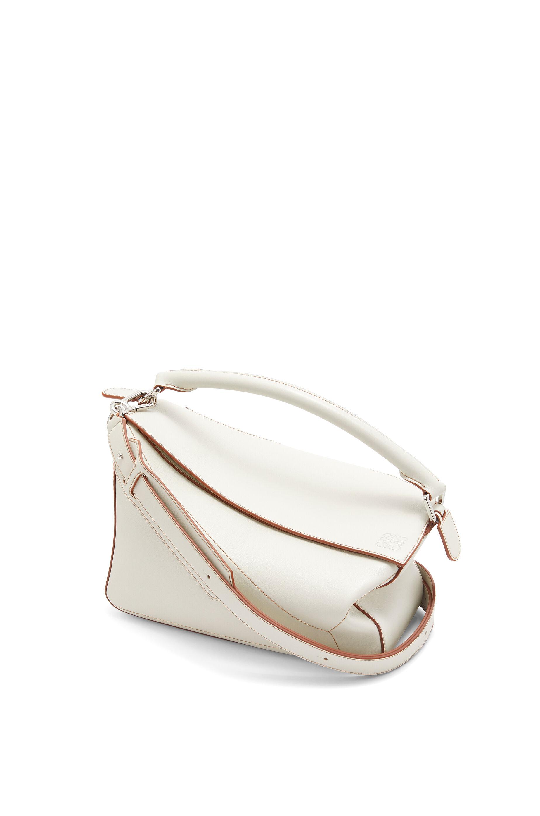 Loewe Puzzle Soft Bag In Nappa Calfskin in White Lyst