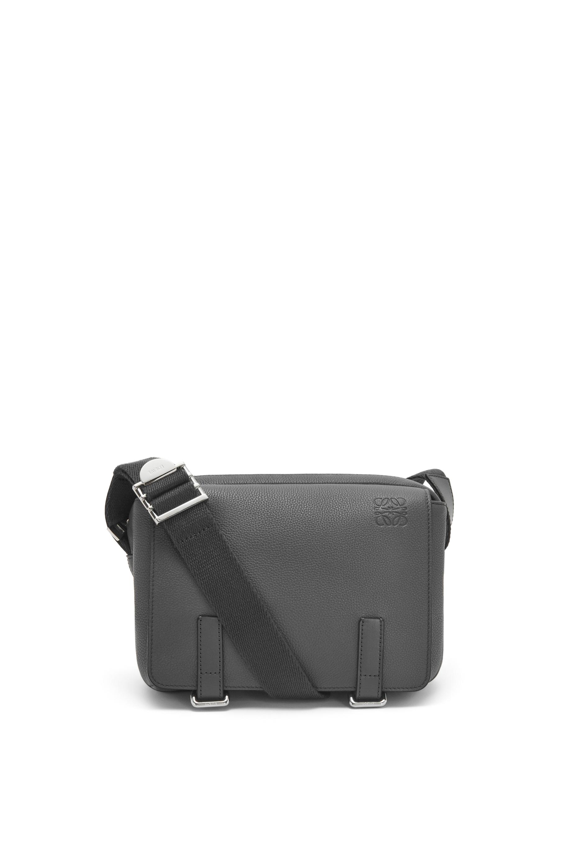 Loewe Xs Military Messenger Bag In Soft Grained Calfskin in Gray for