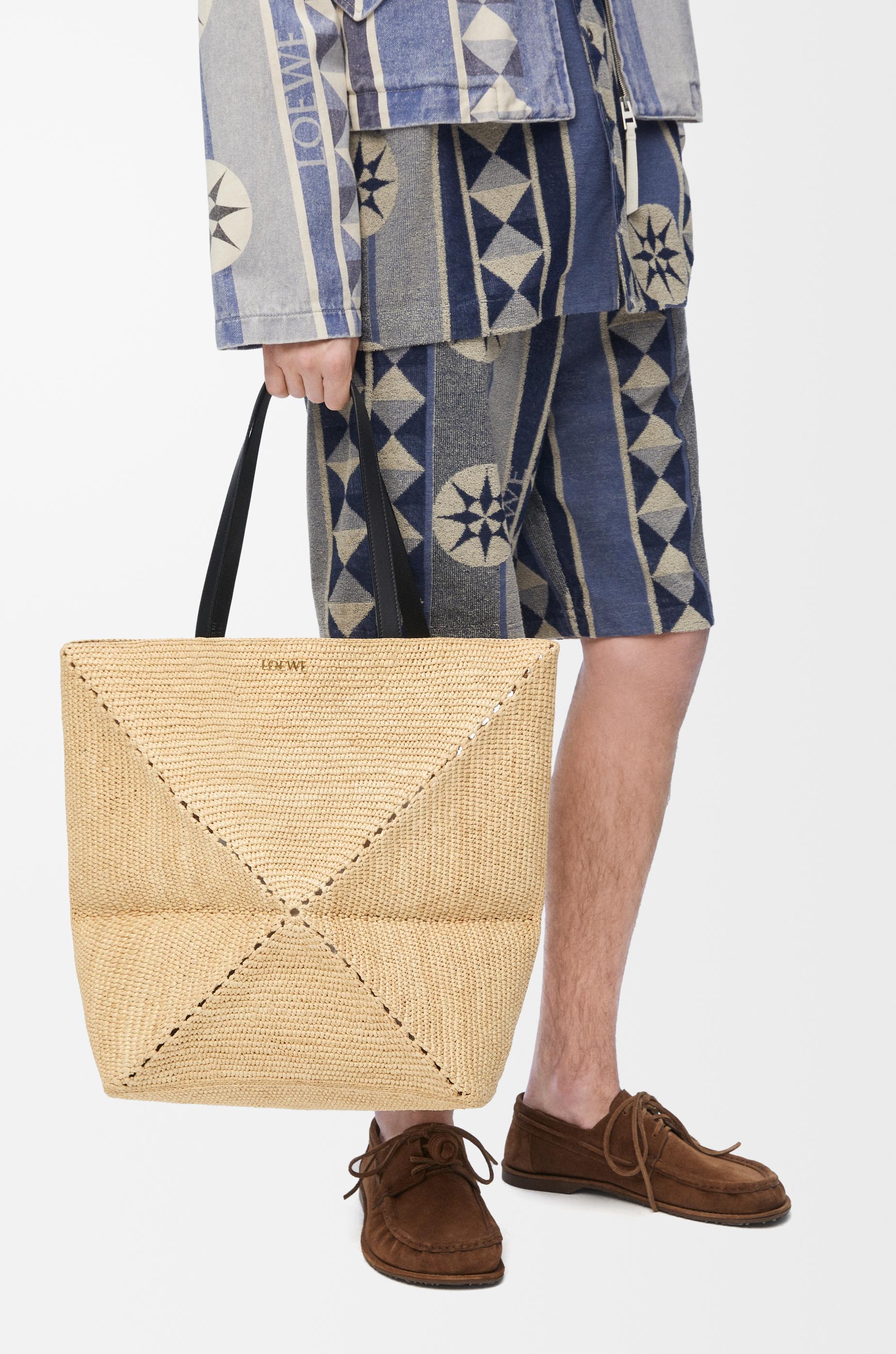 【LOEWE】B877Q18X17 Paula's Ibiza フォールドトート XL LOEWE LOEWE x Paula's Ibiza XL Diamond Puzzle Tote Bag