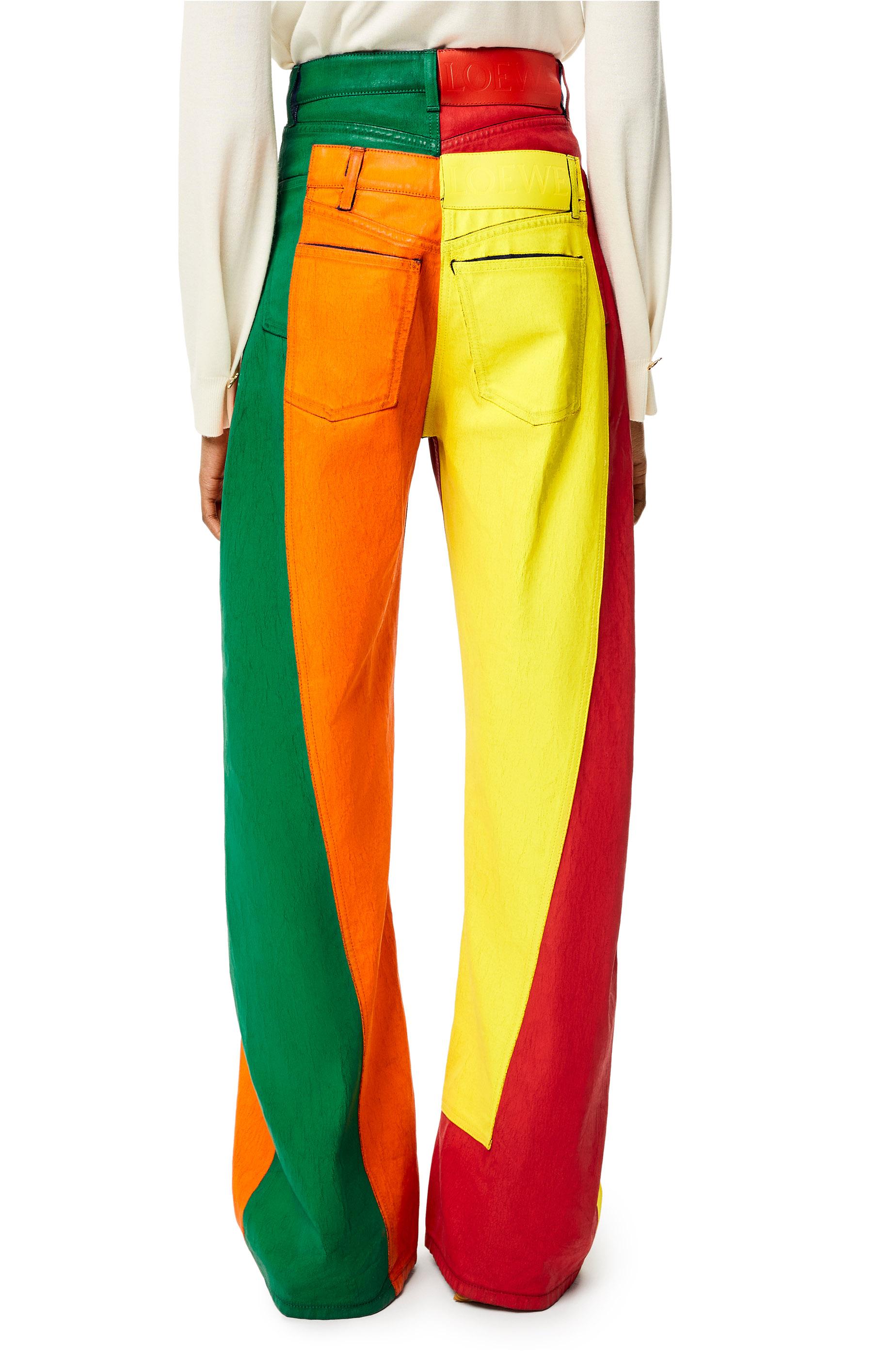 Landscape Regular Fit Denim Trousers - Luxury Multicolor