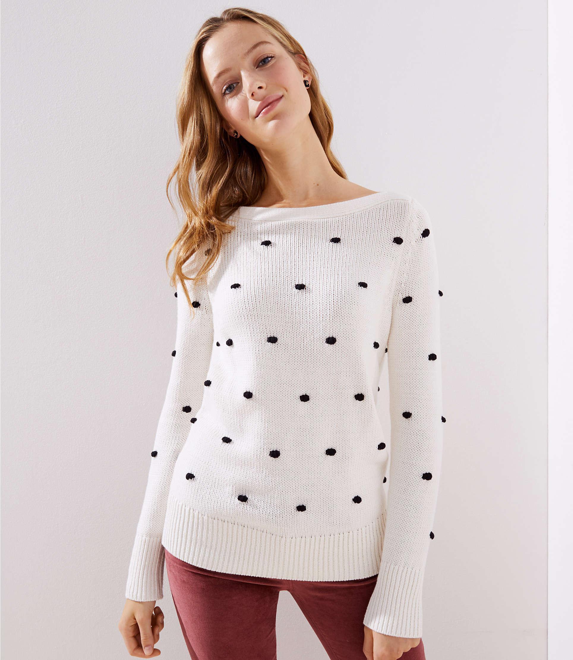 loft bobble cable sweater