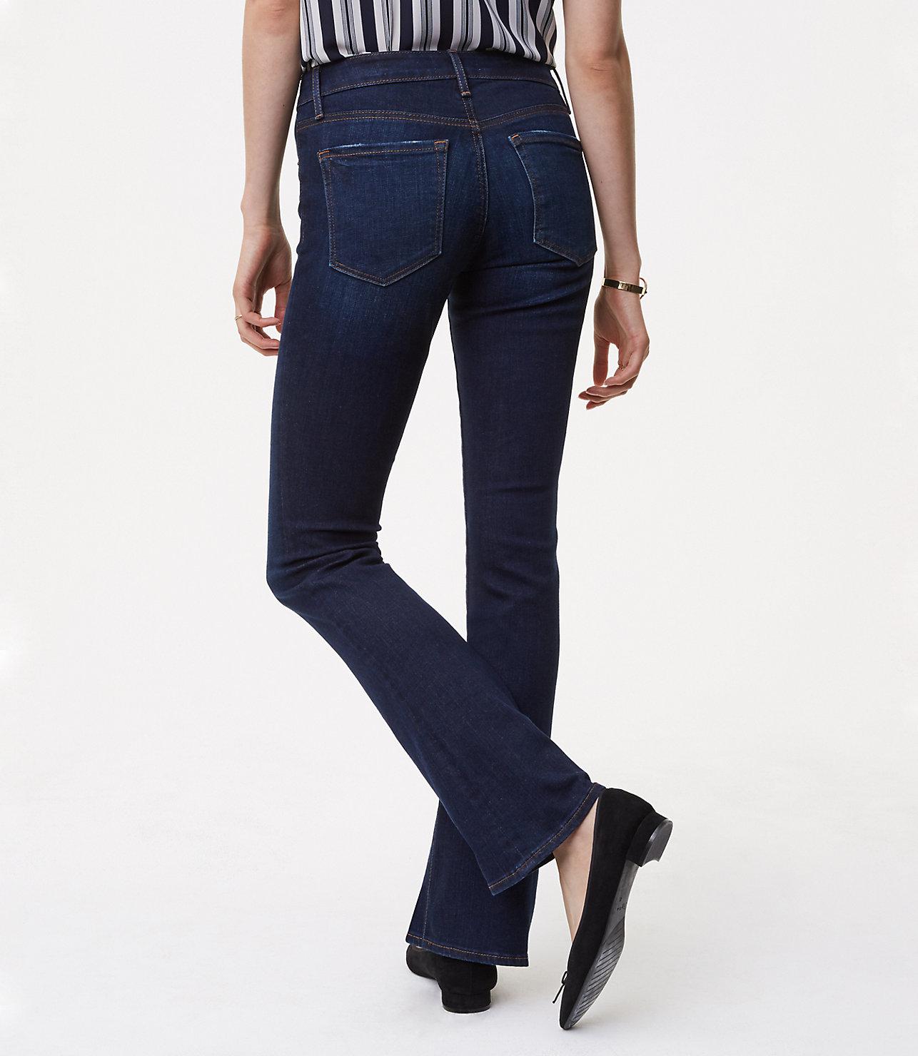 ann taylor loft curvy bootcut jeans