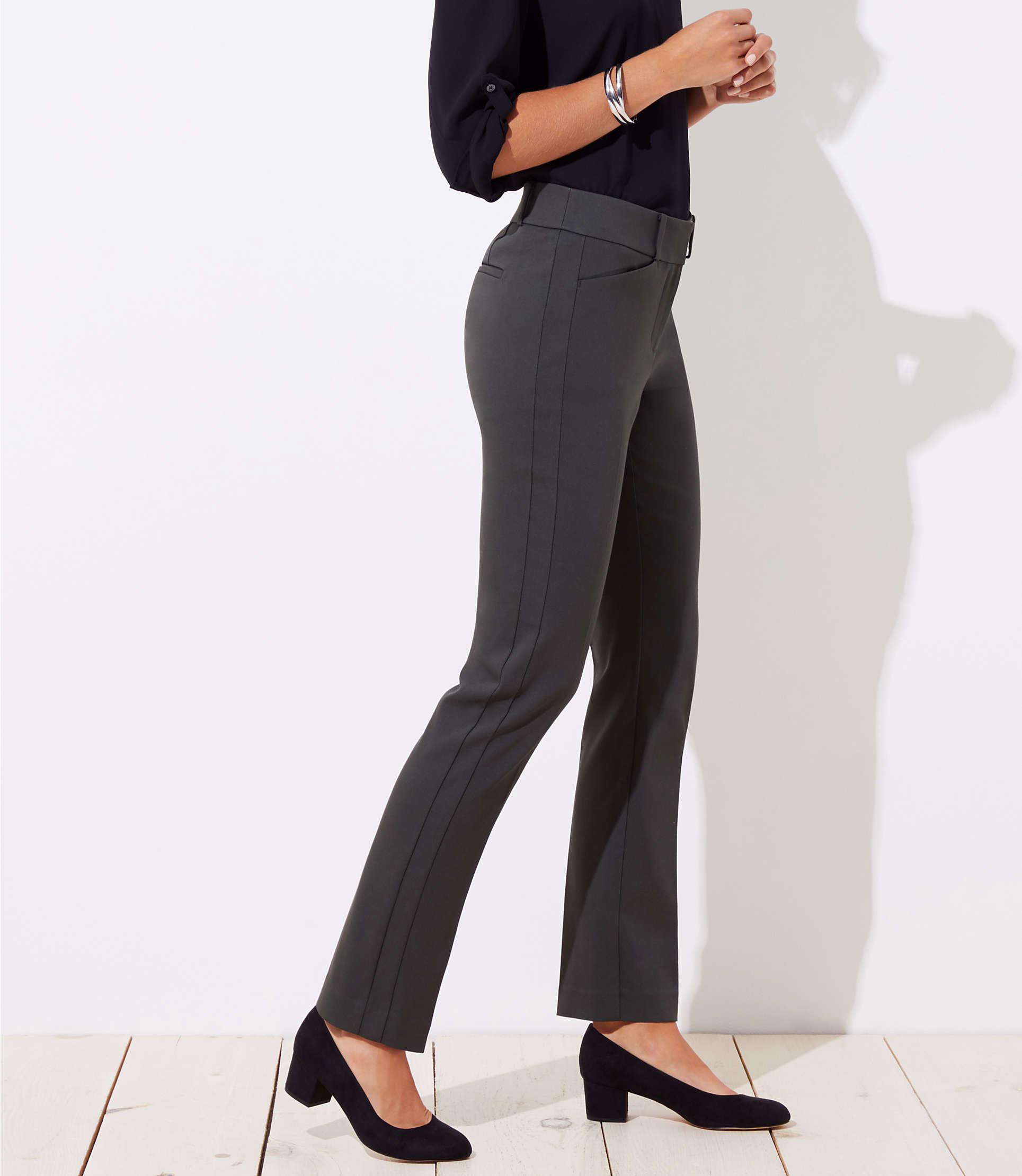 loft straight leg pants