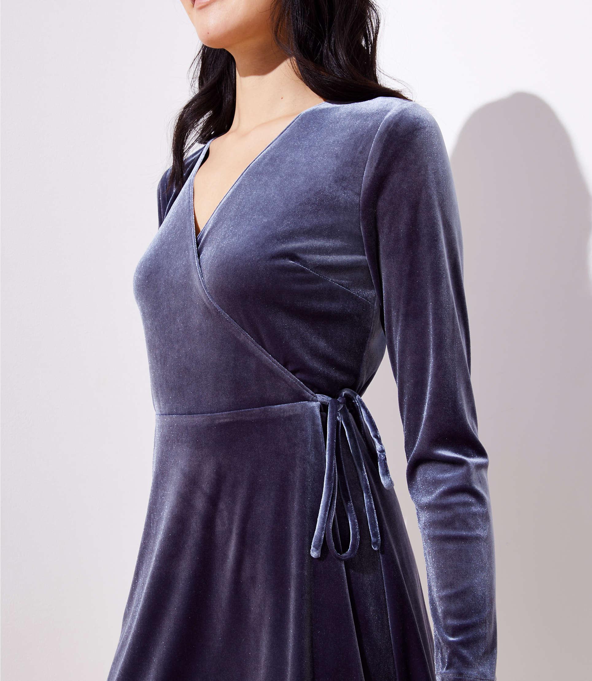 loft velvet dress