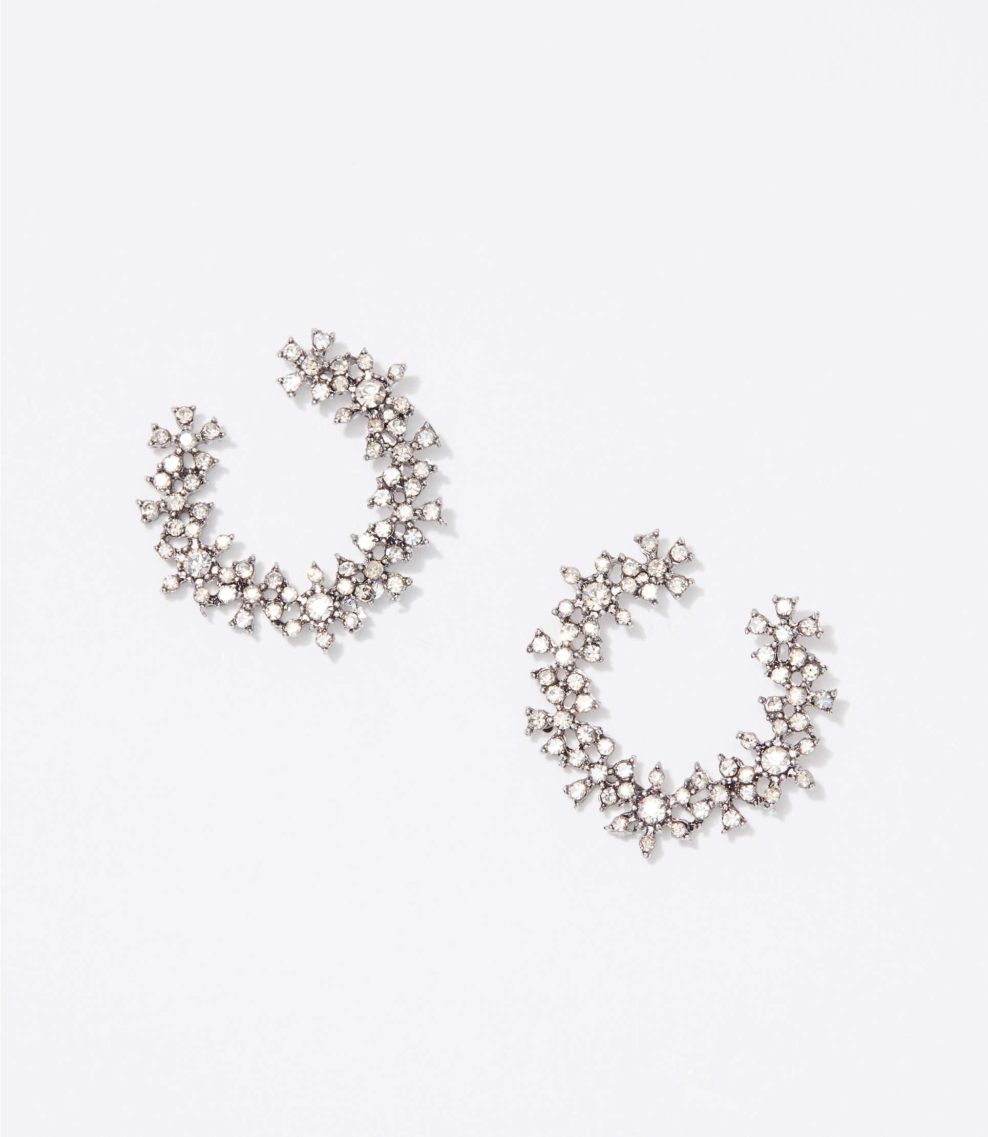 Loft Icy Stud Earrings In Soft Silver Metallic Lyst Loft Icy Stud Earrings In Soft Silver Metallic Lyst