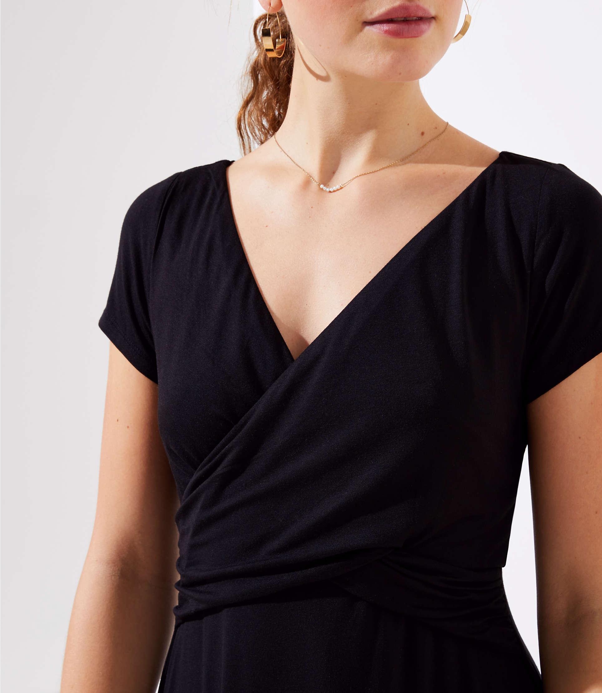 criss cross wrap dress