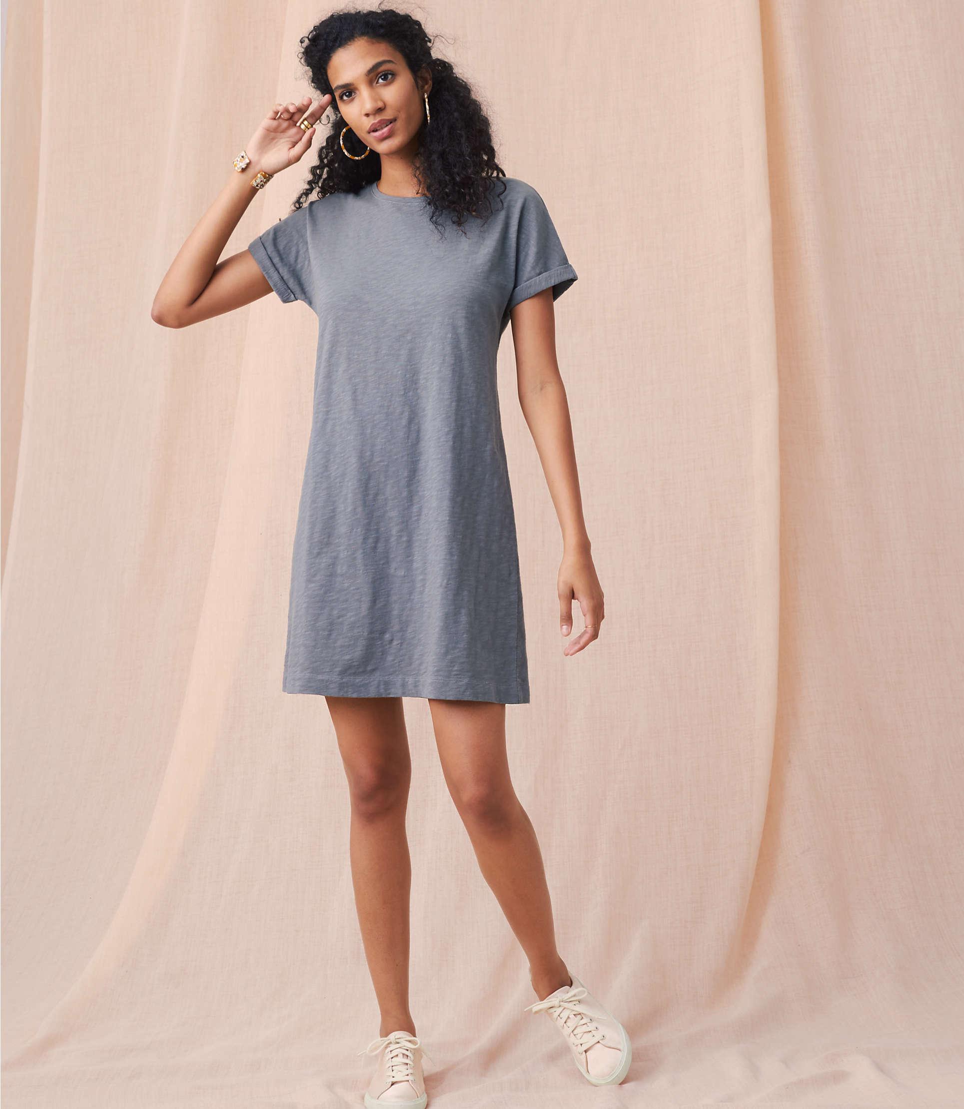 slim fit dress slacks Cut Loose Linen Shirt Dress, Moonlight – Evie Lou main image 0