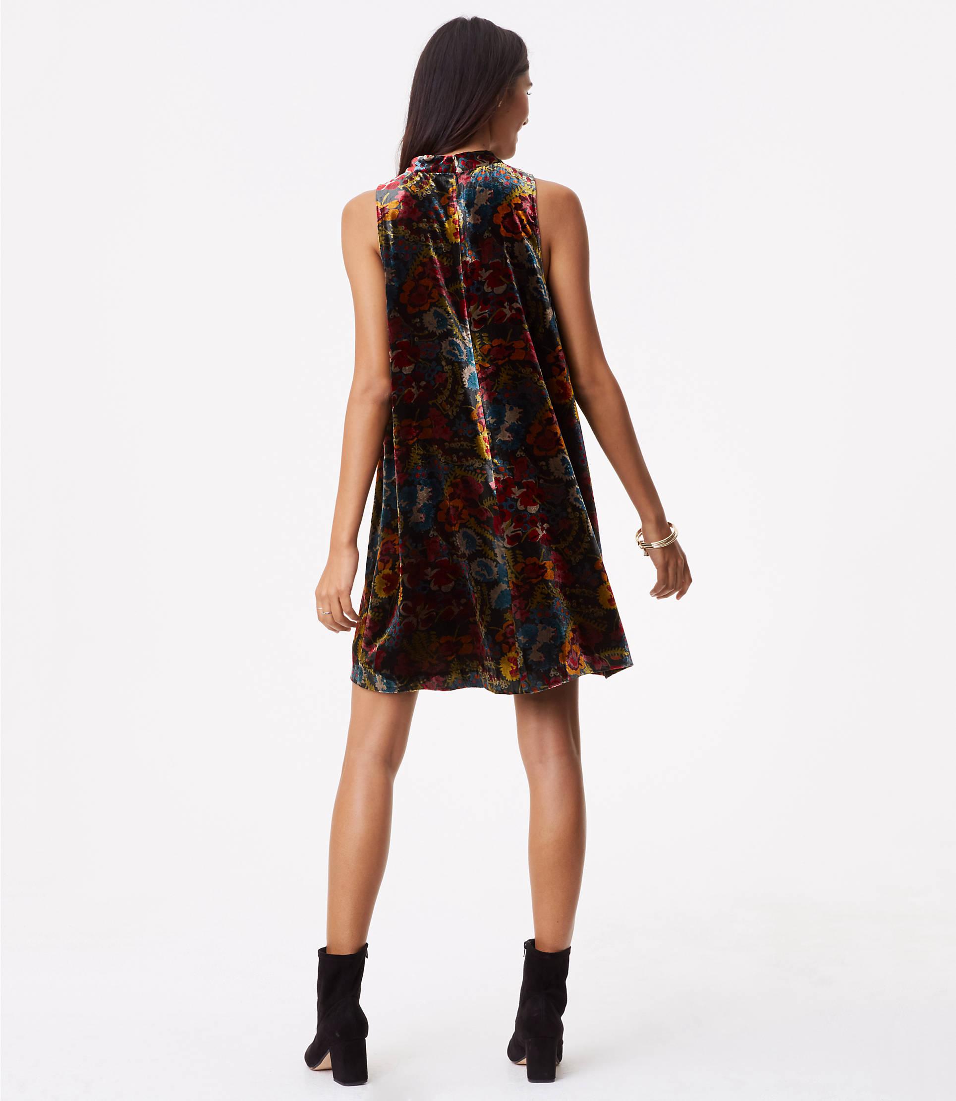 loft velvet dress
