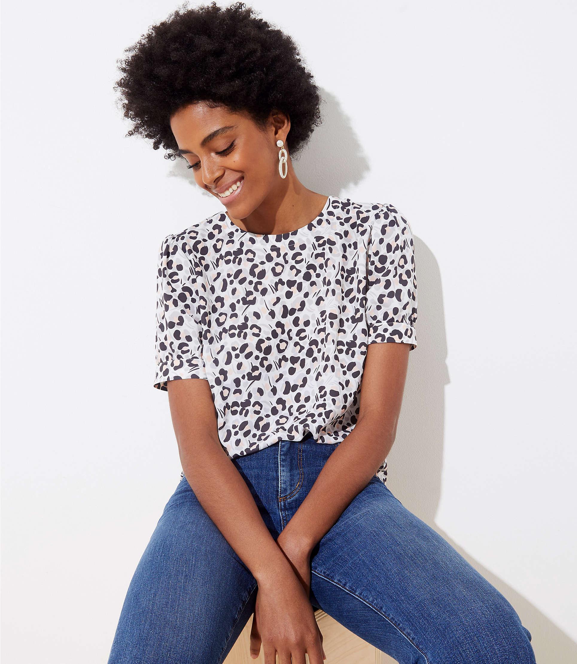 loft leopard top
