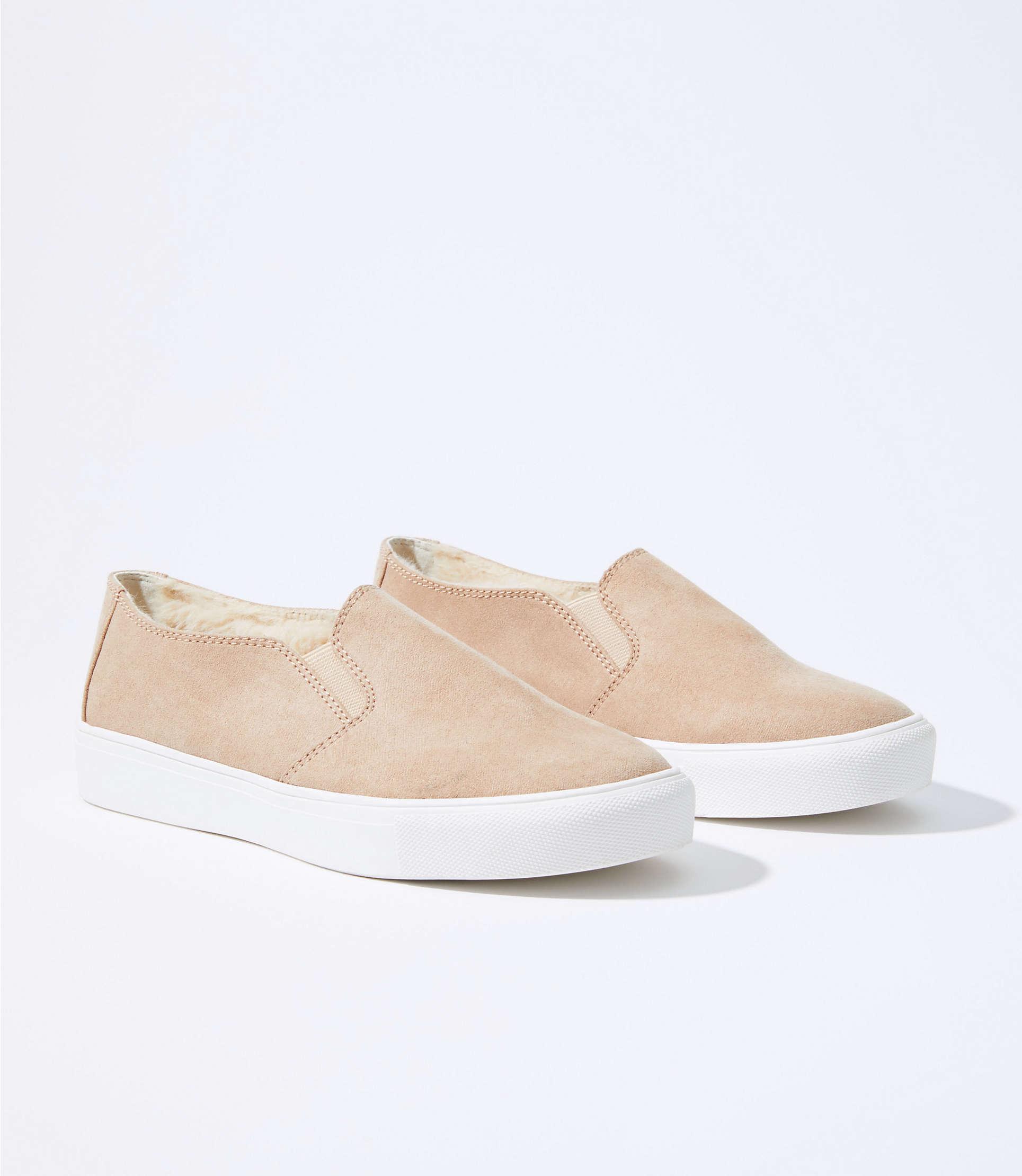 fur lined sneakers womens