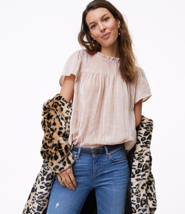 loft velvet top