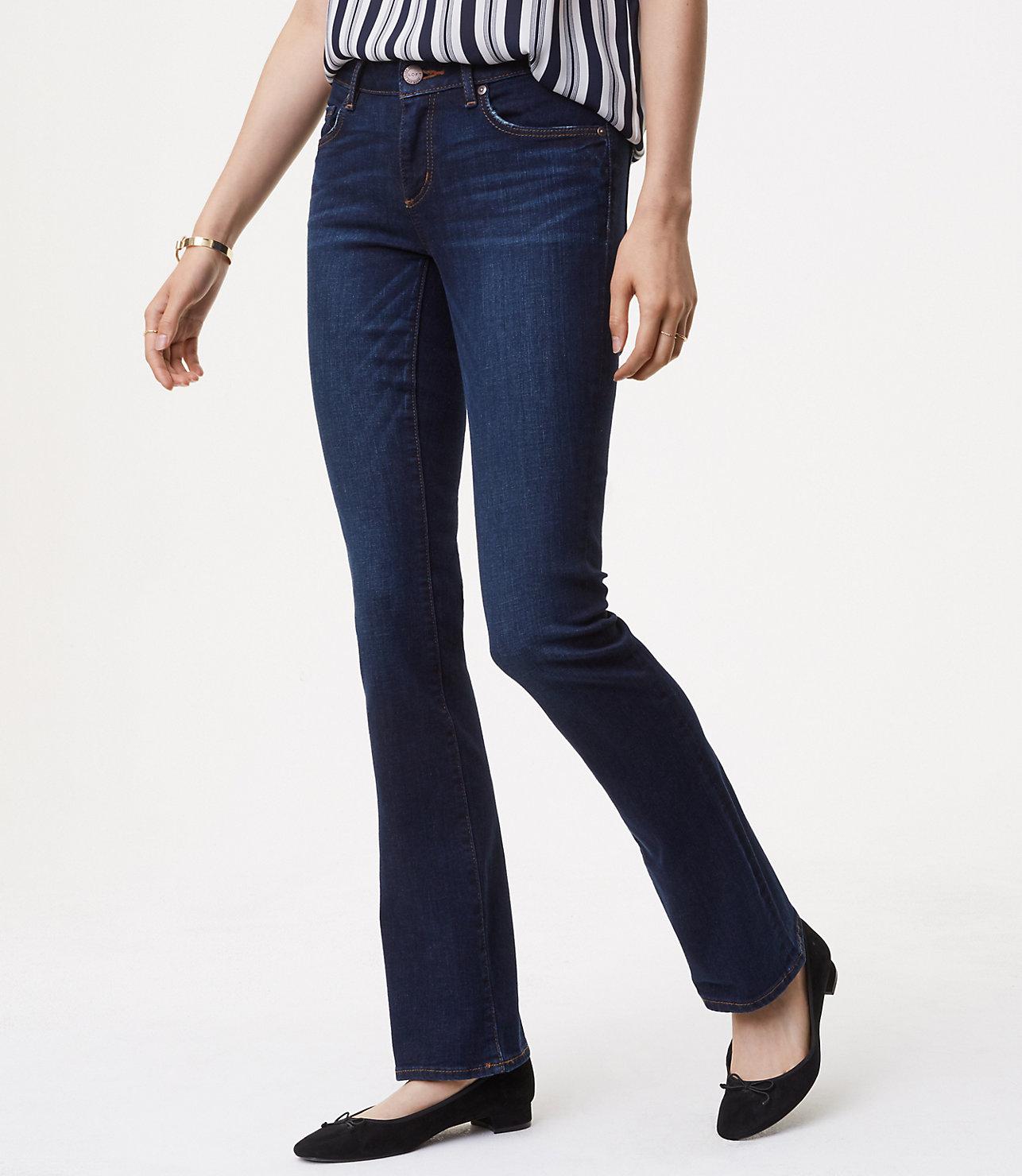 loft curvy bootcut jeans