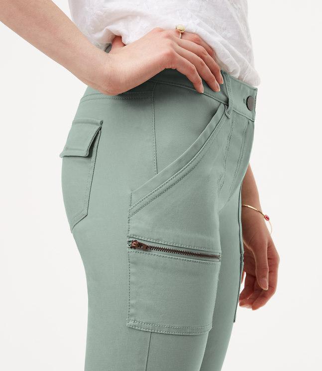 skinny utility trousers