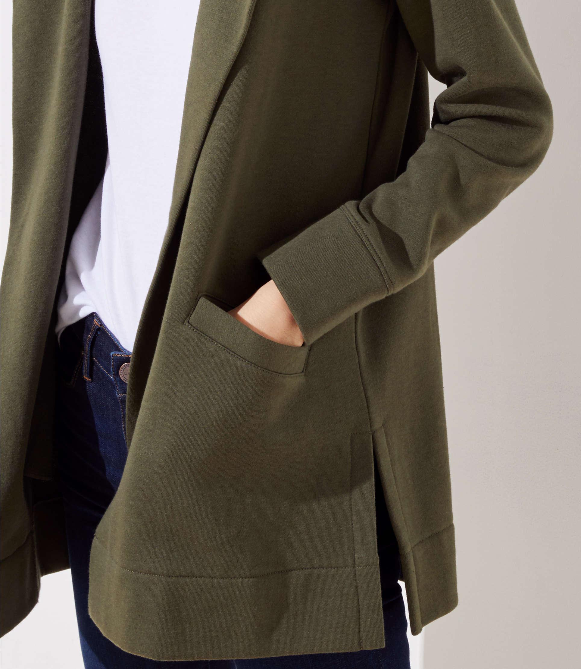 loft hooded cardigan