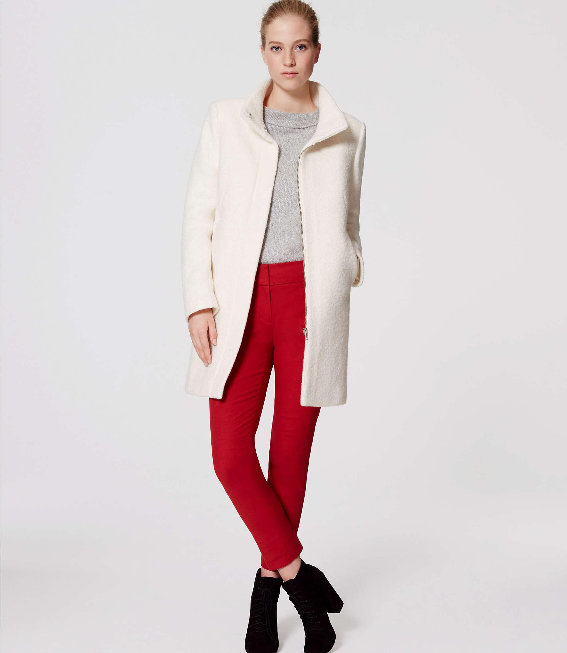 loft funnel neck coat