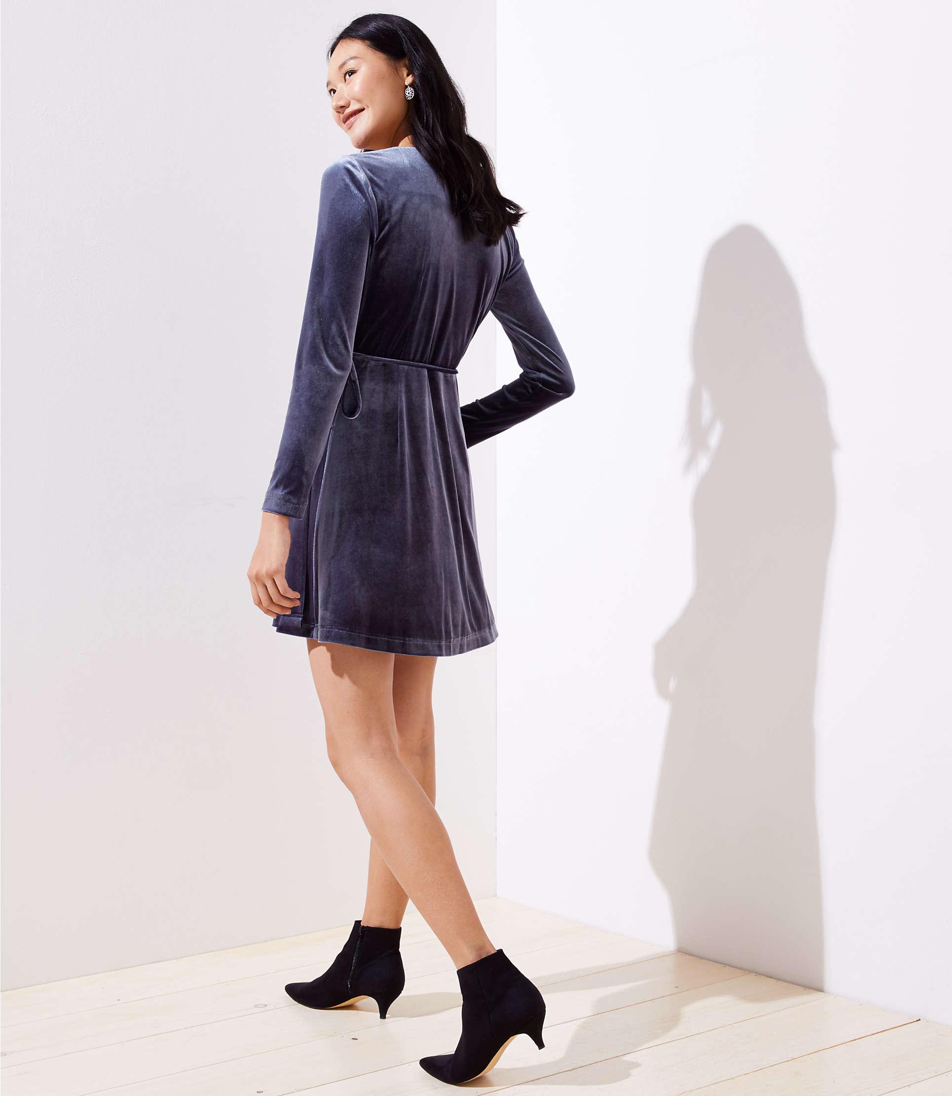 loft velvet dress