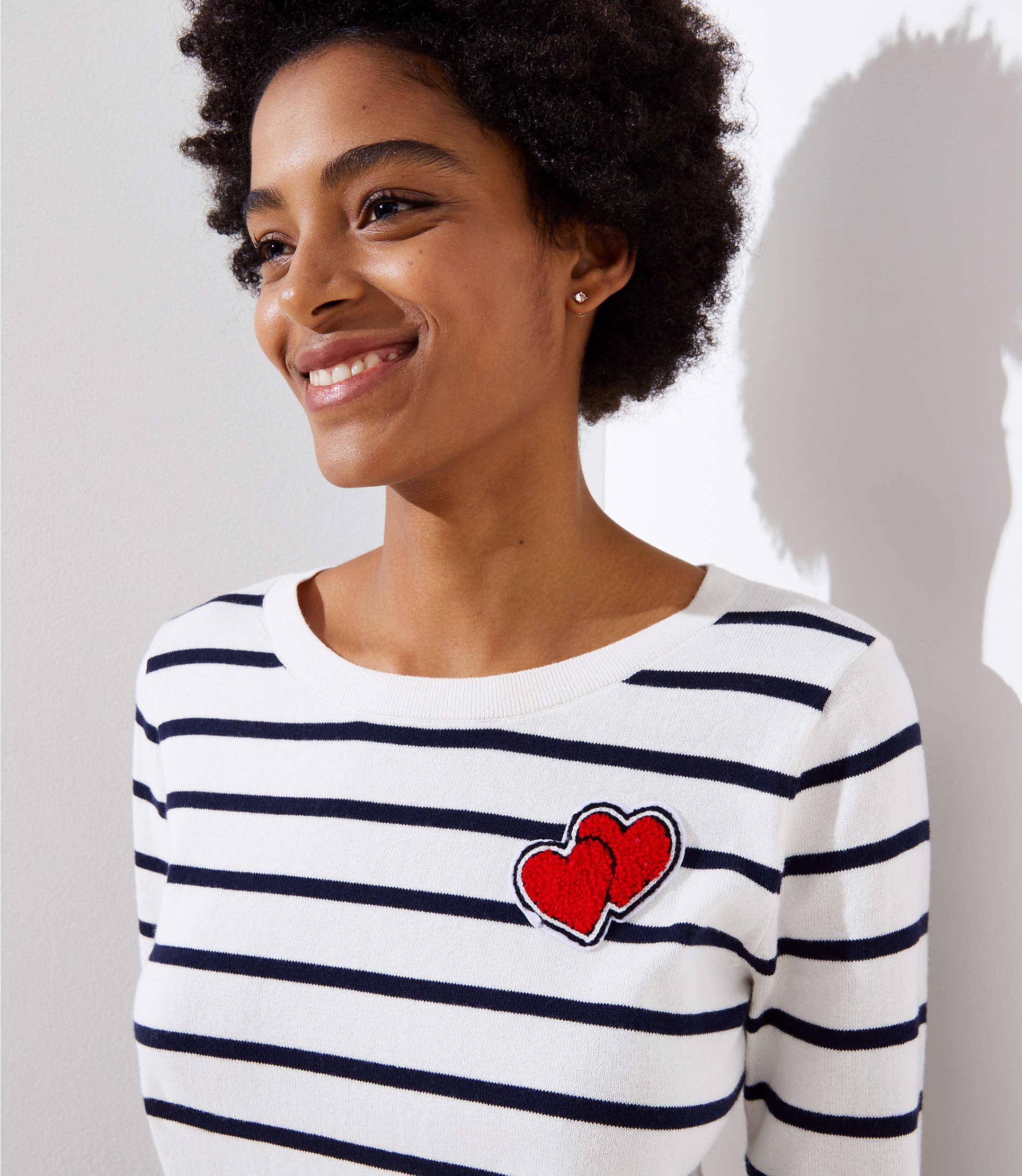 Loft Heart Sweatshirt Sale Online, UP 