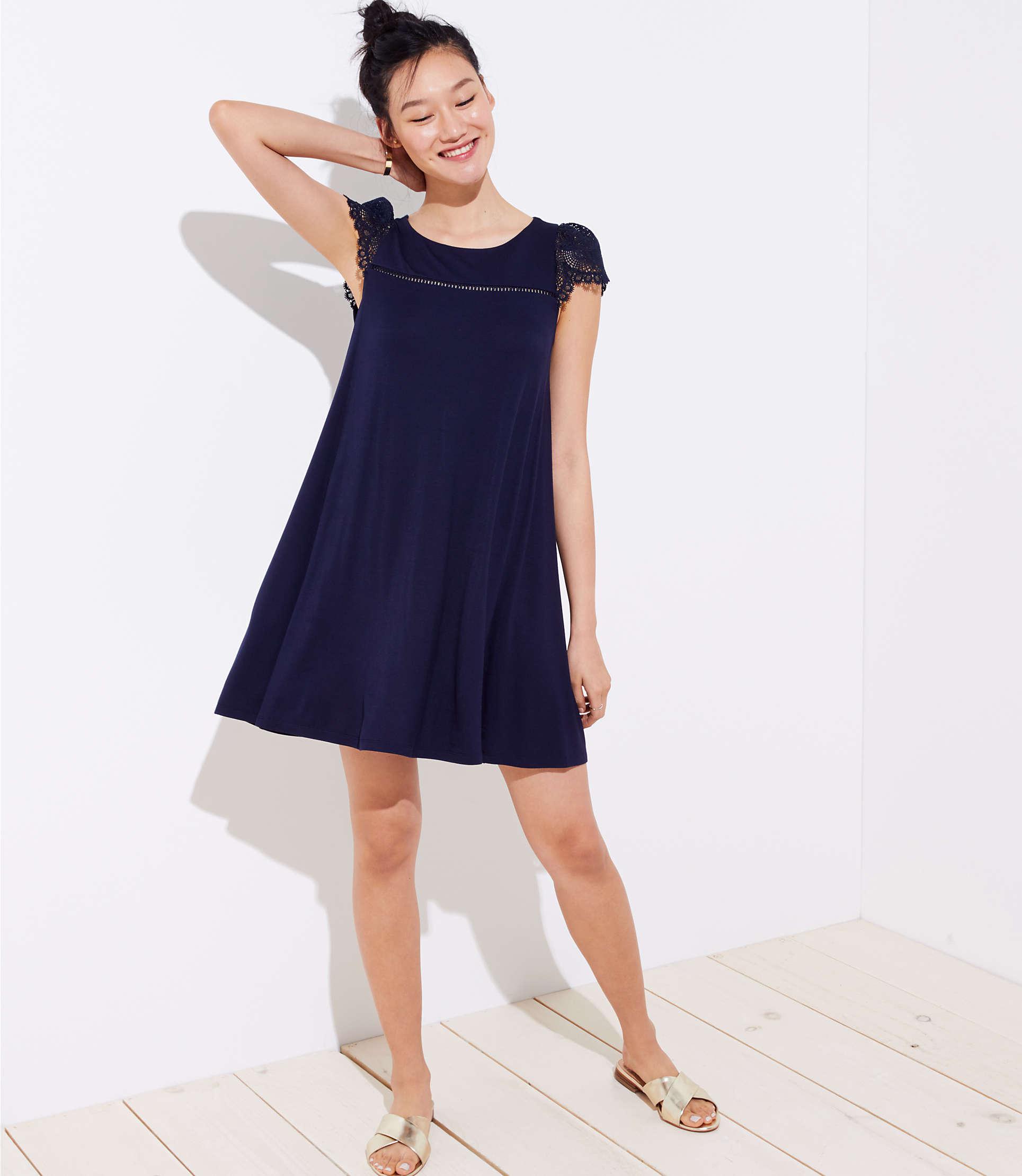 cap sleeve swing dress