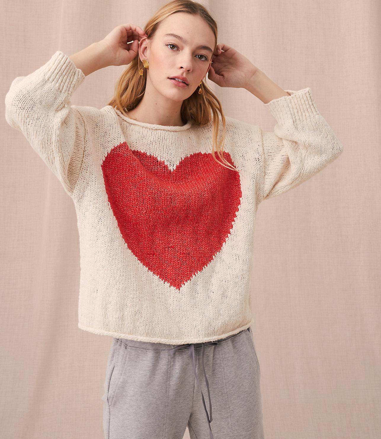 lou and grey heart sweatshirt