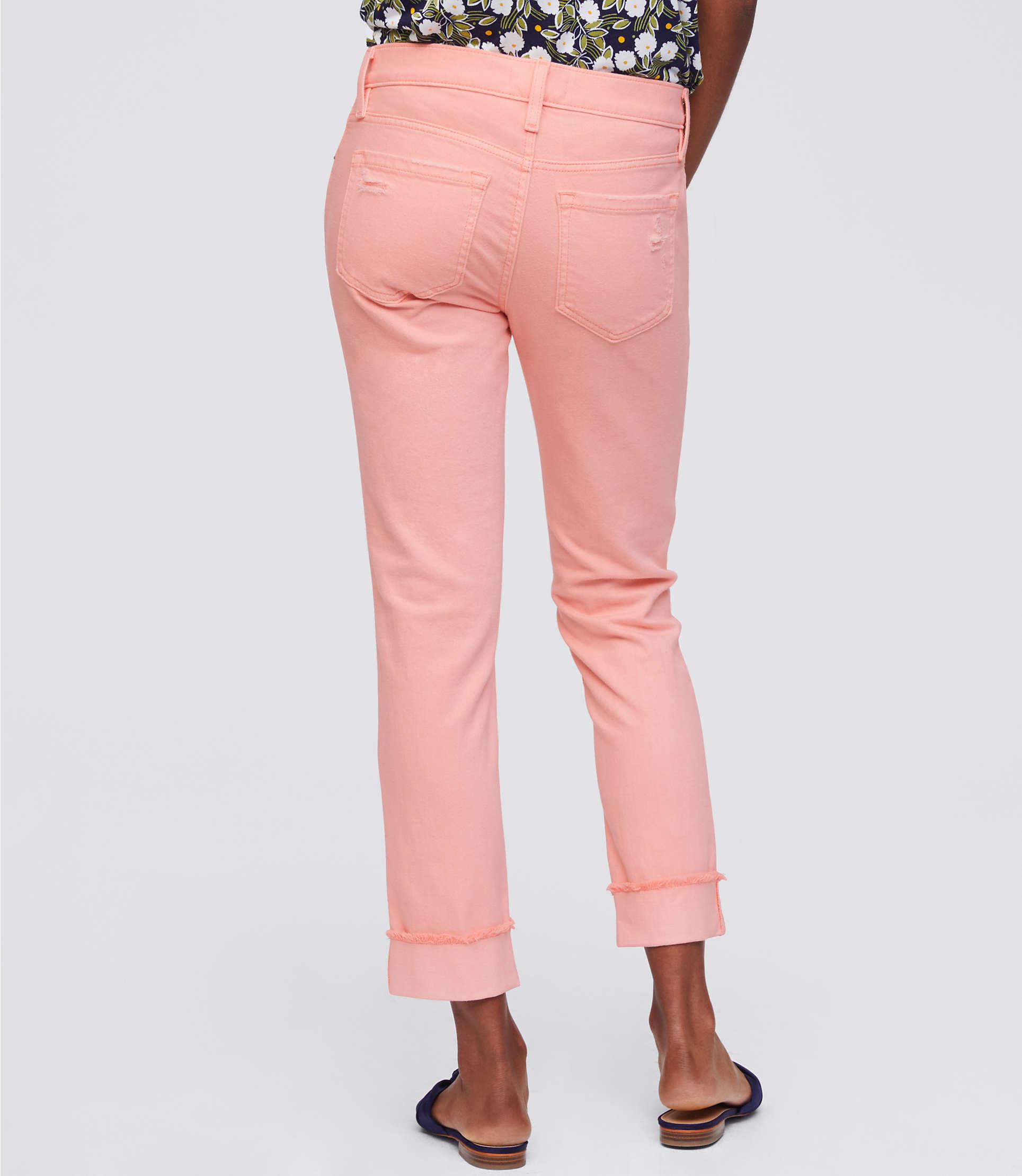 loft pink jeans