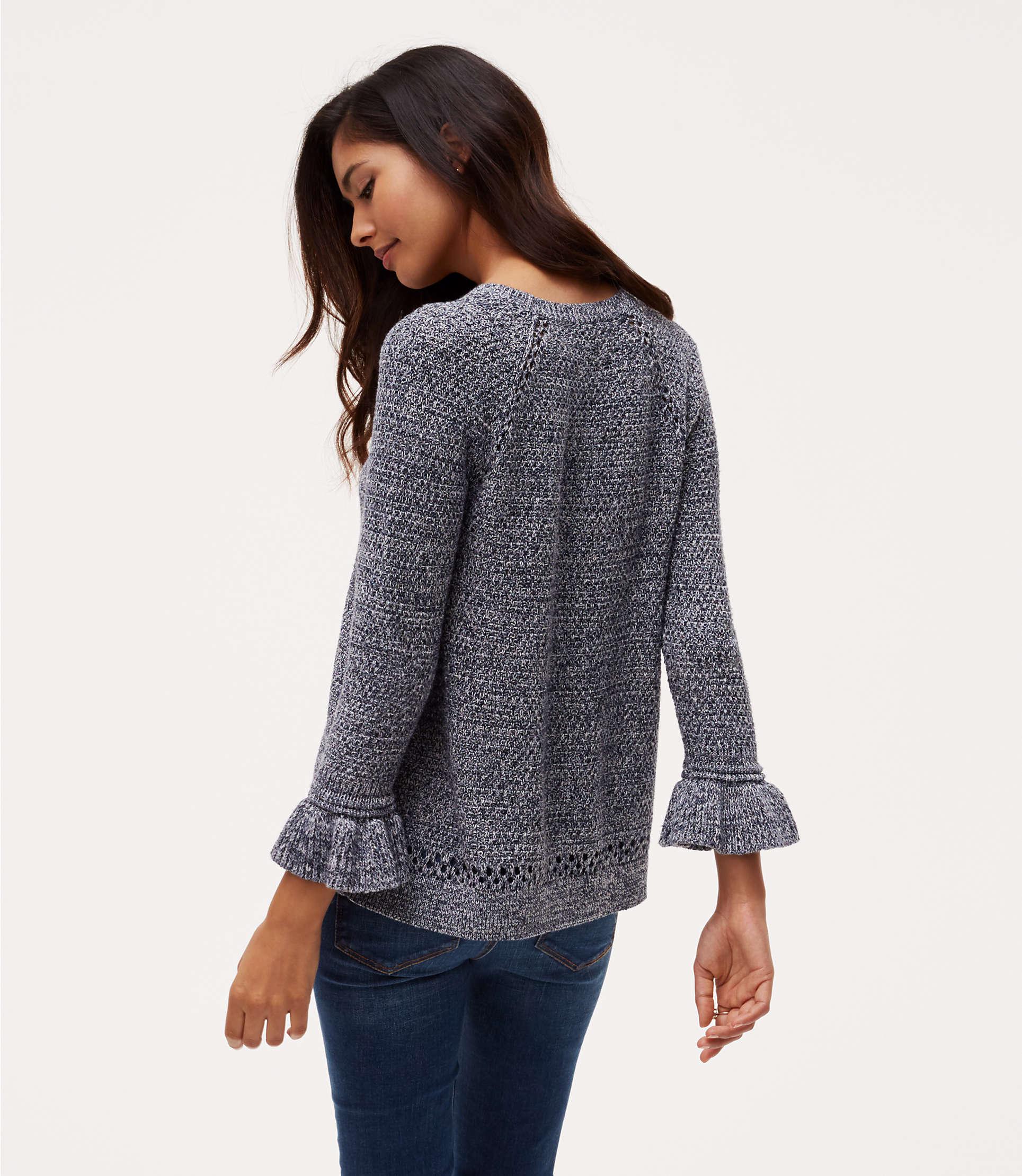 loft marled sweater