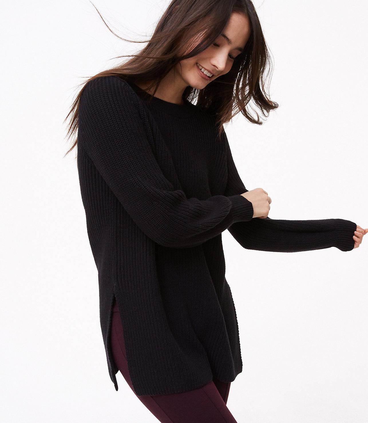 black tunic cardigan