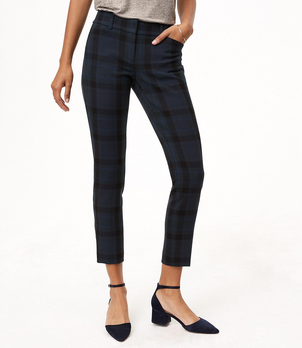 loft plaid pants