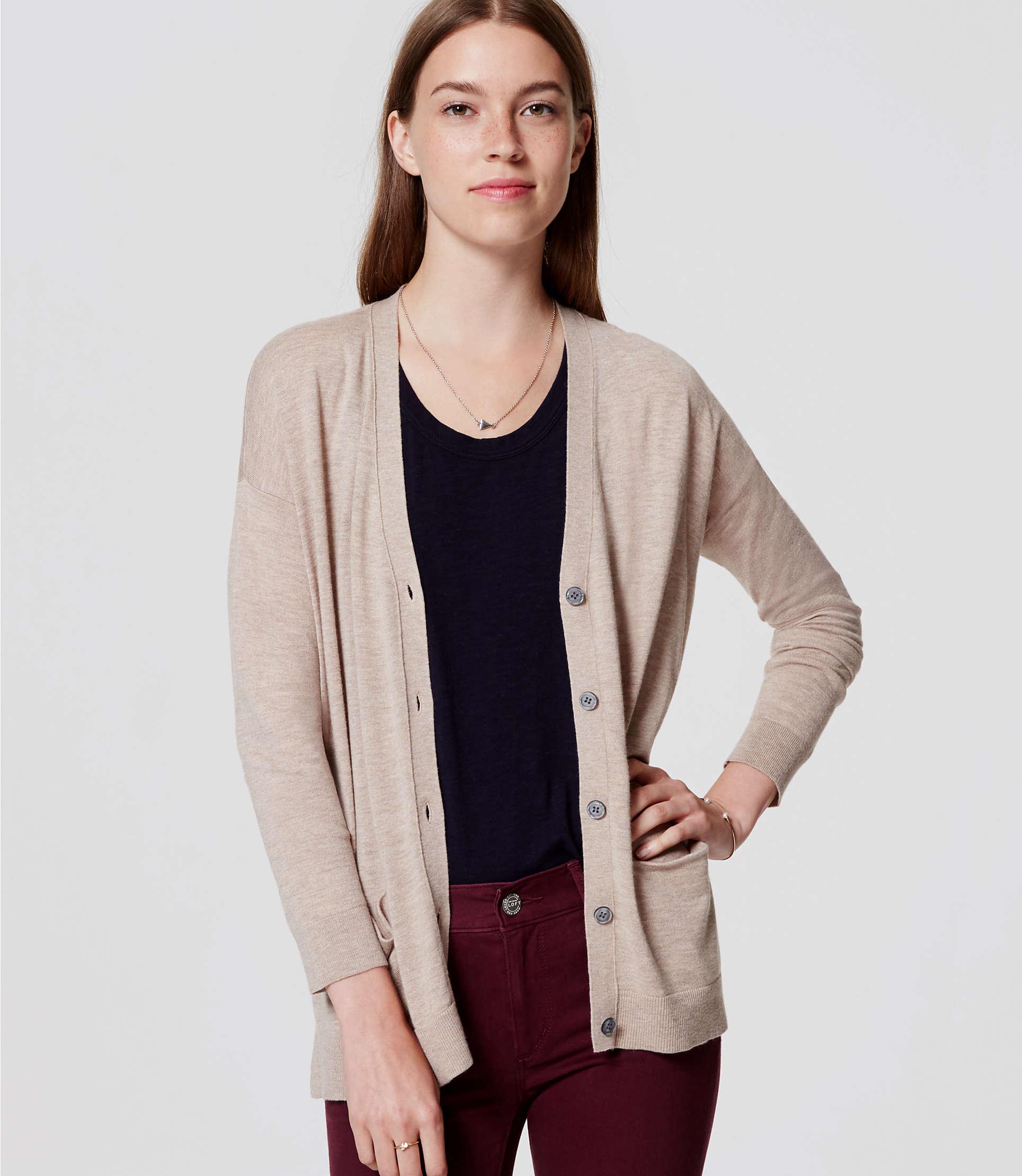 loft boyfriend cardigan