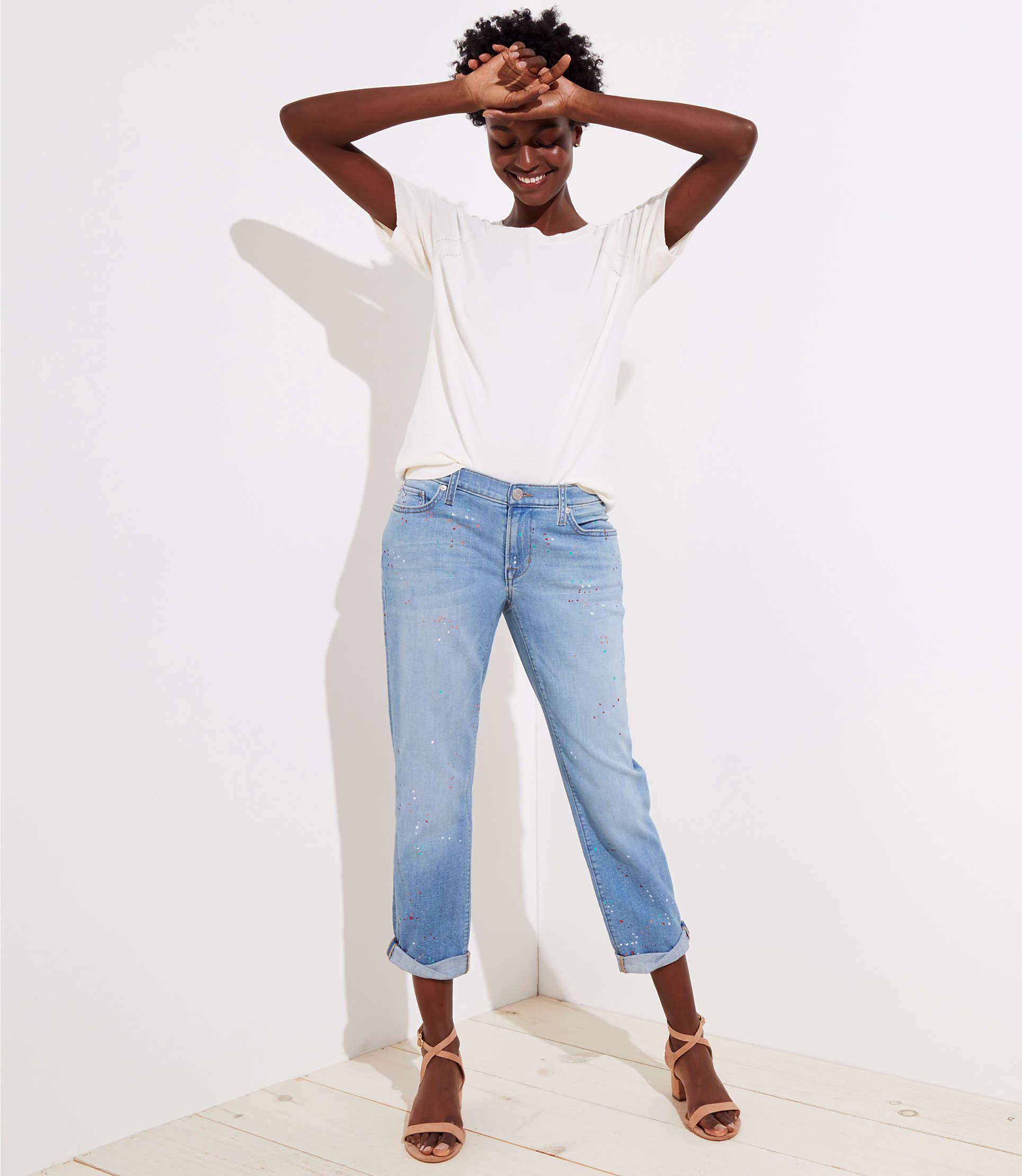 boyfriend jeans loft