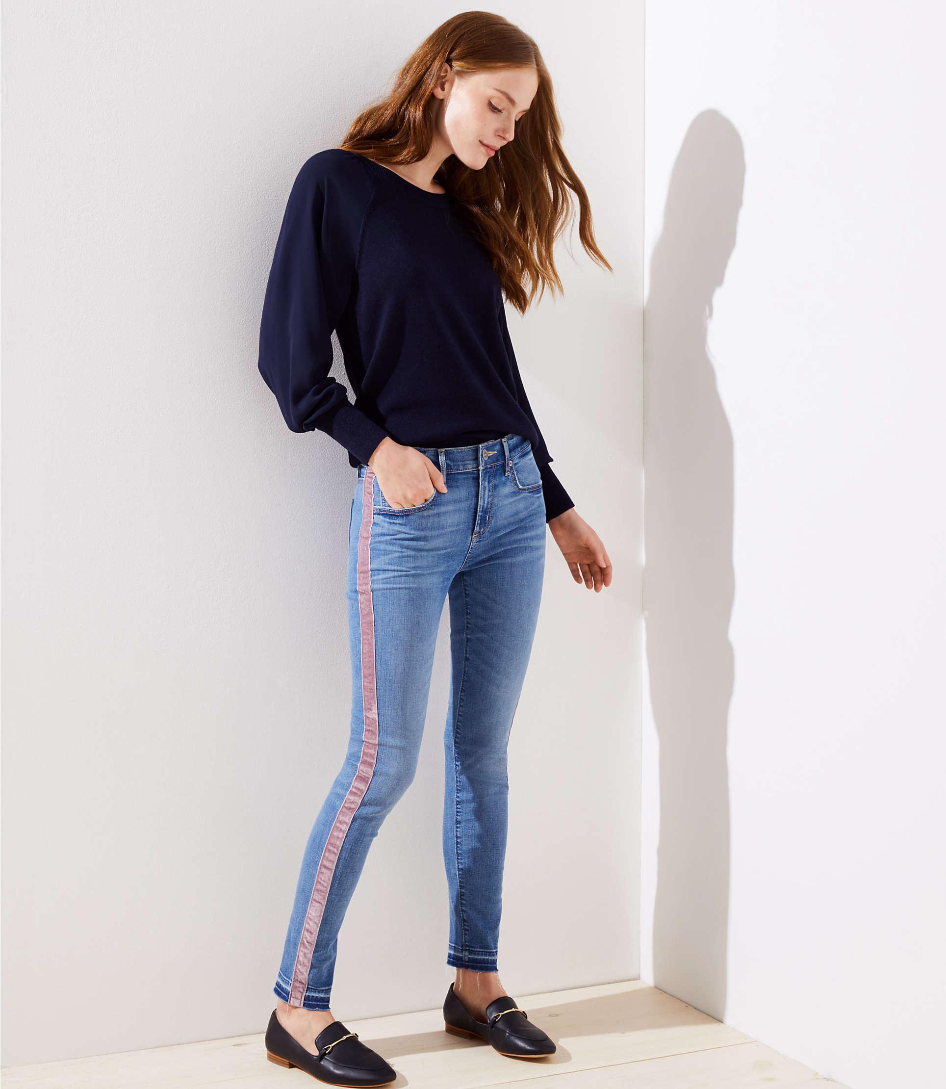 loft modern skinny pants