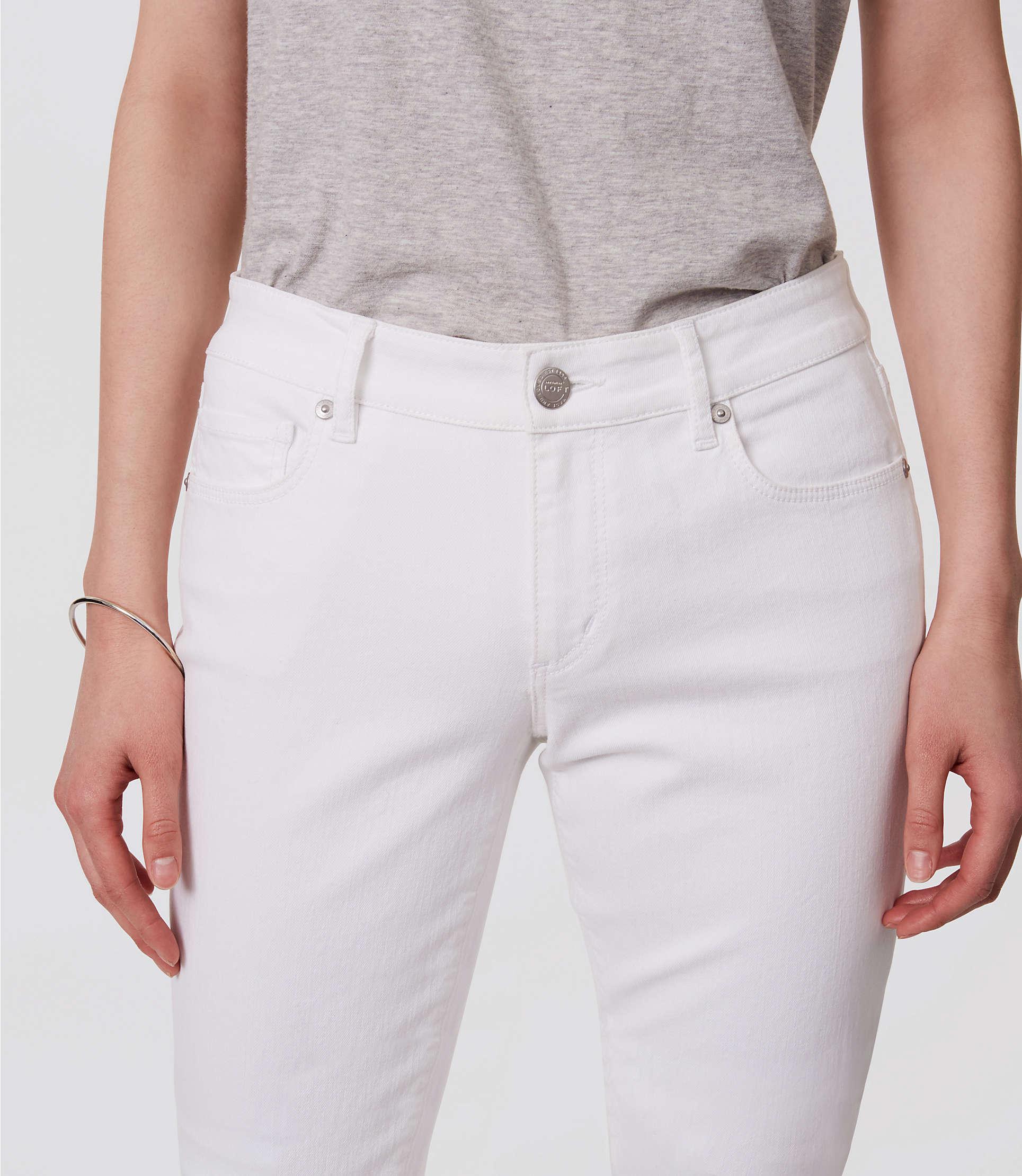 loft white jeans