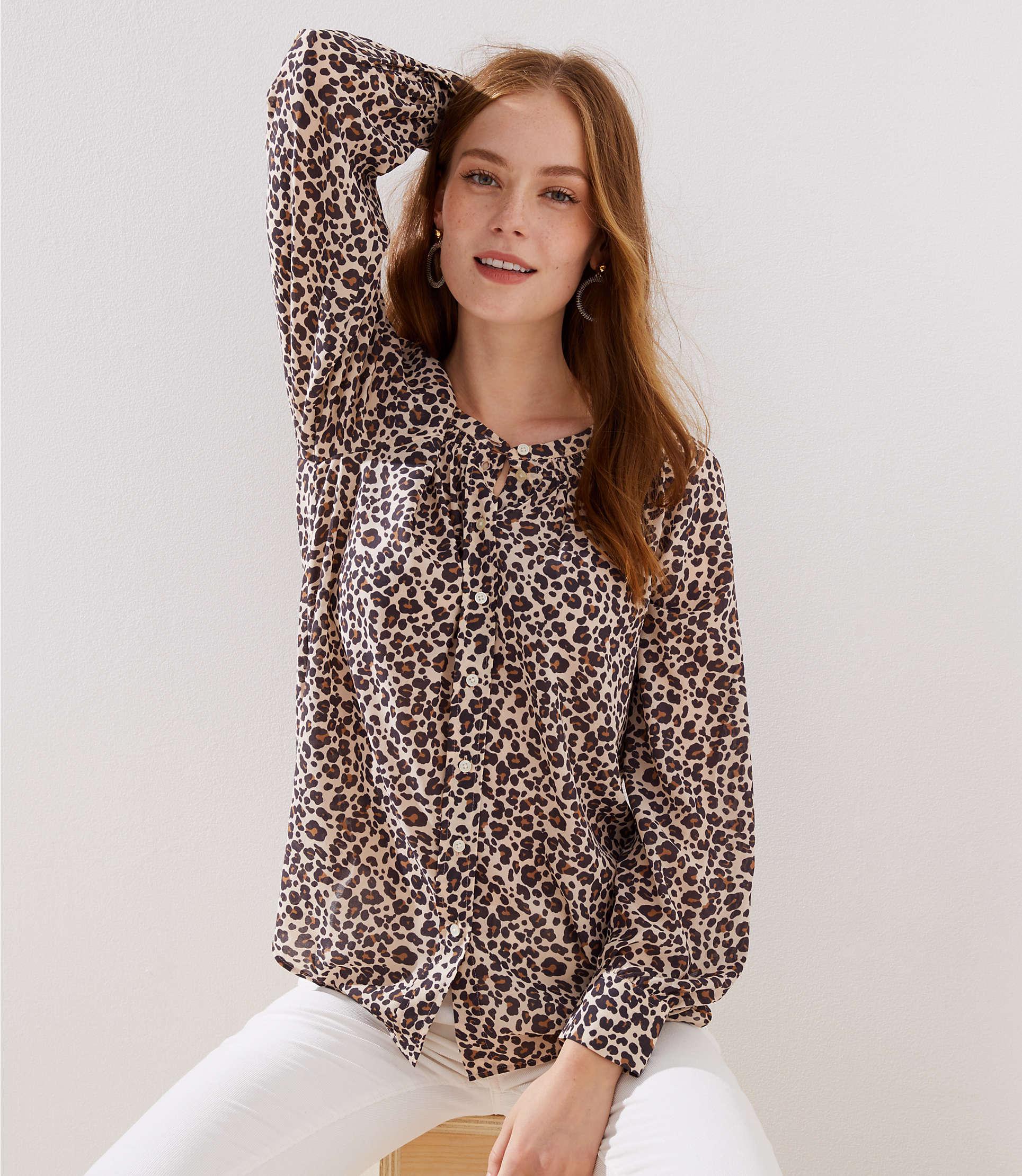 loft leopard top
