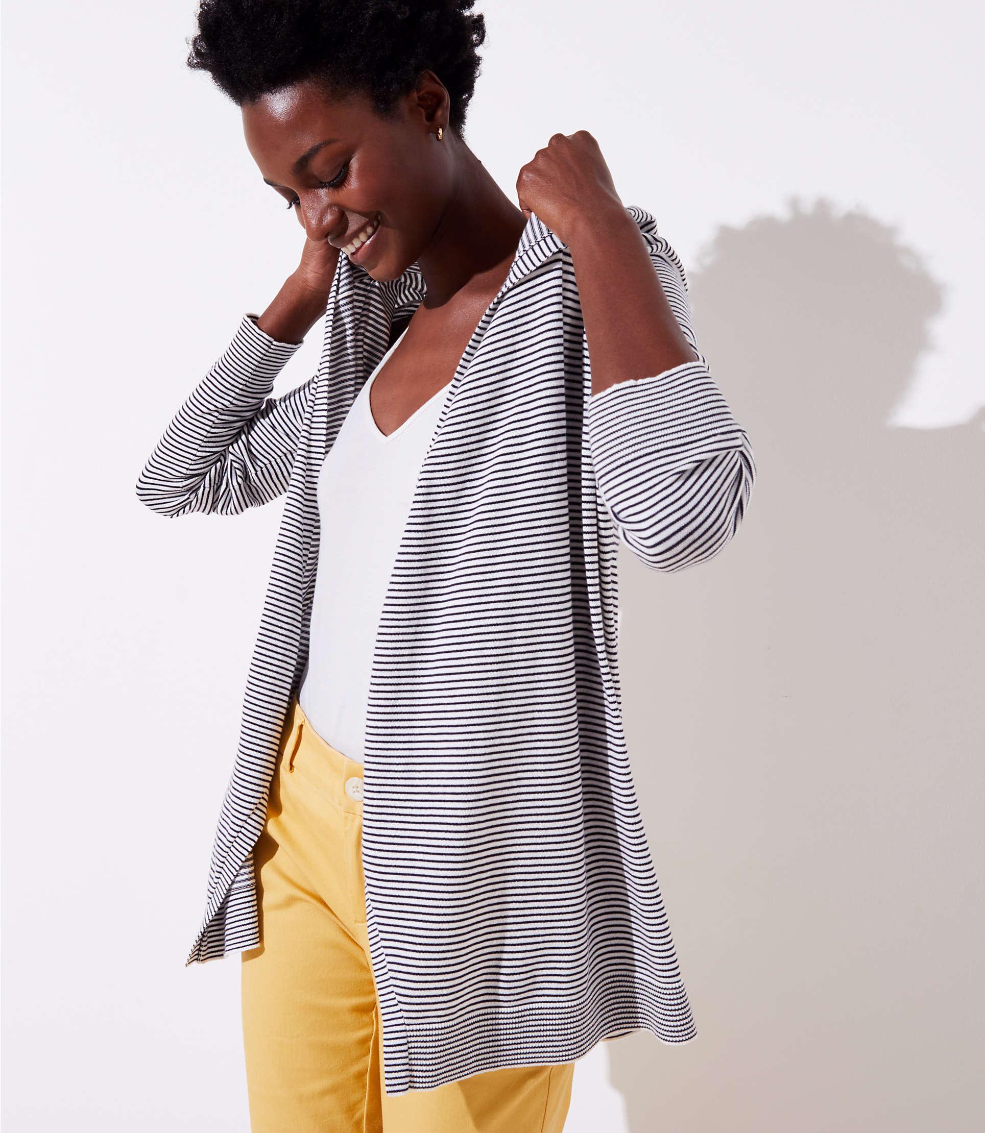 loft hooded cardigan